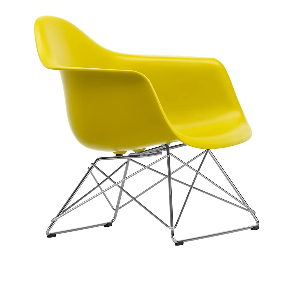 Eames RE Plastic Armchair LAR Chrome