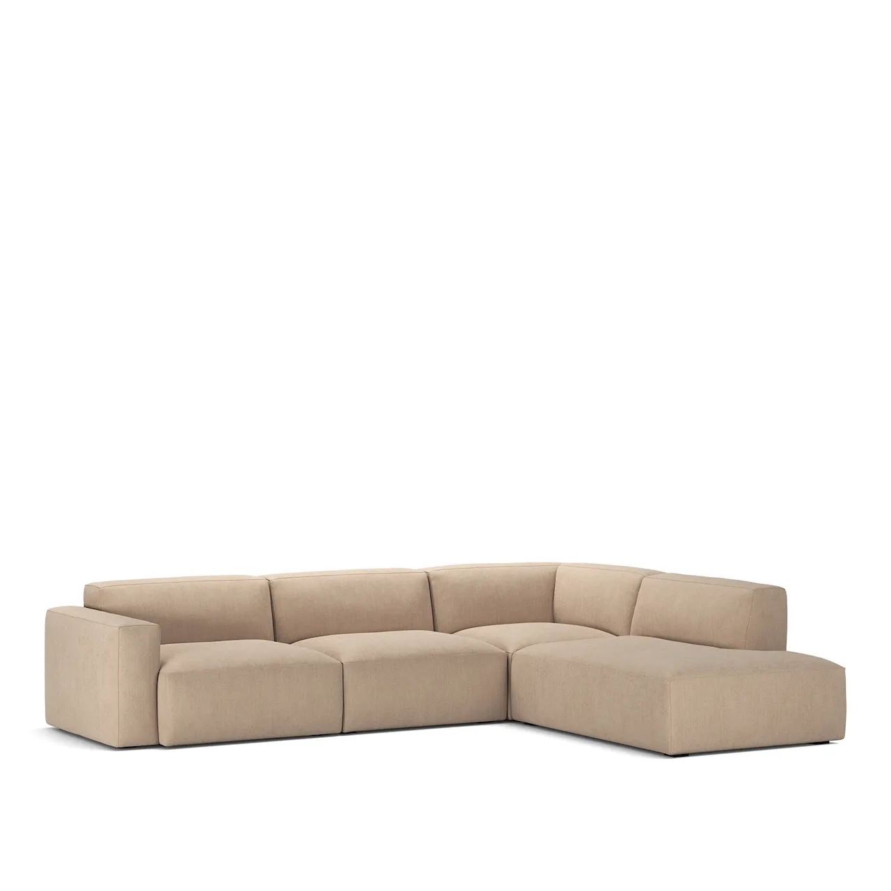 Brick 4-Seater Corner Open End Right