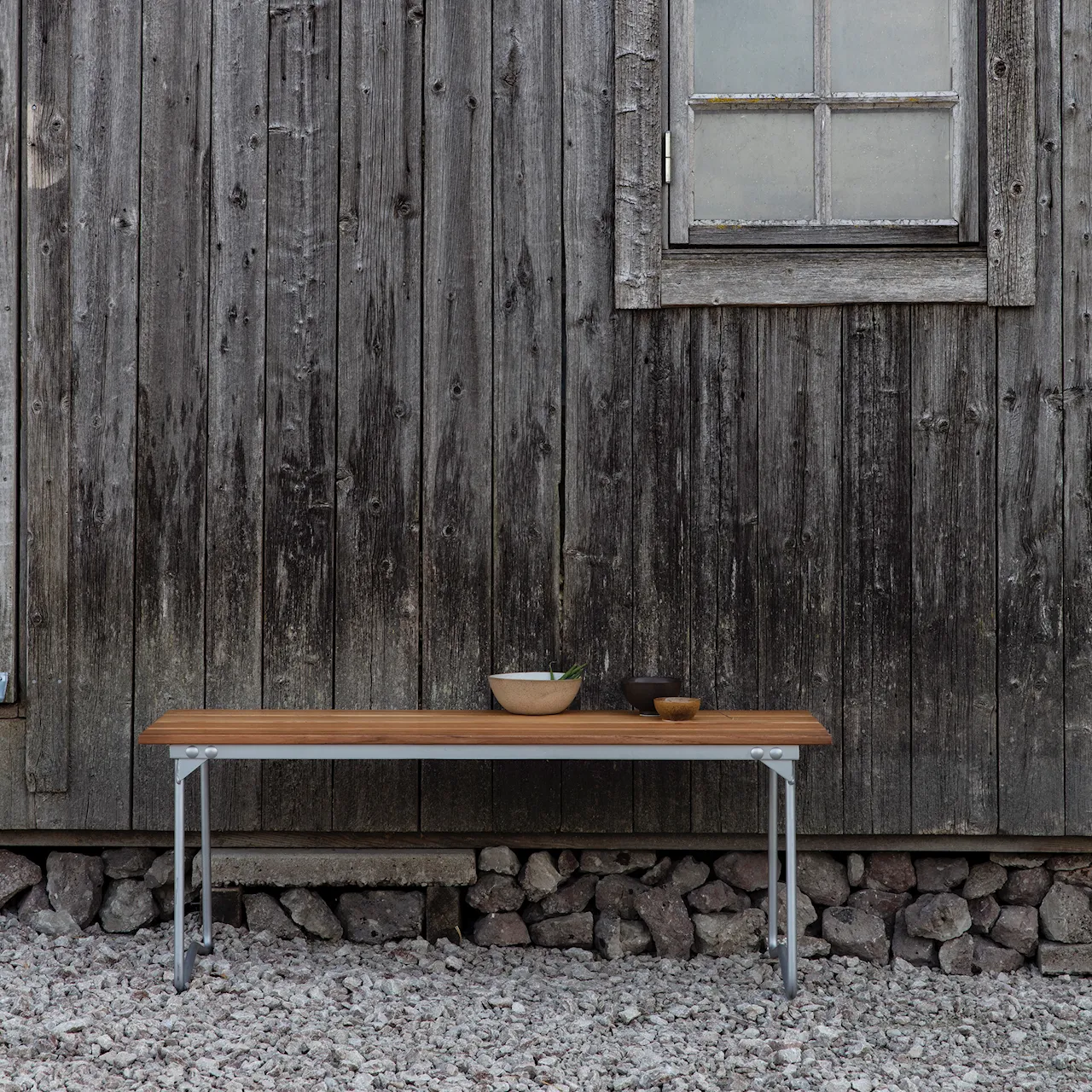 Bench 8 - Teak/Steel