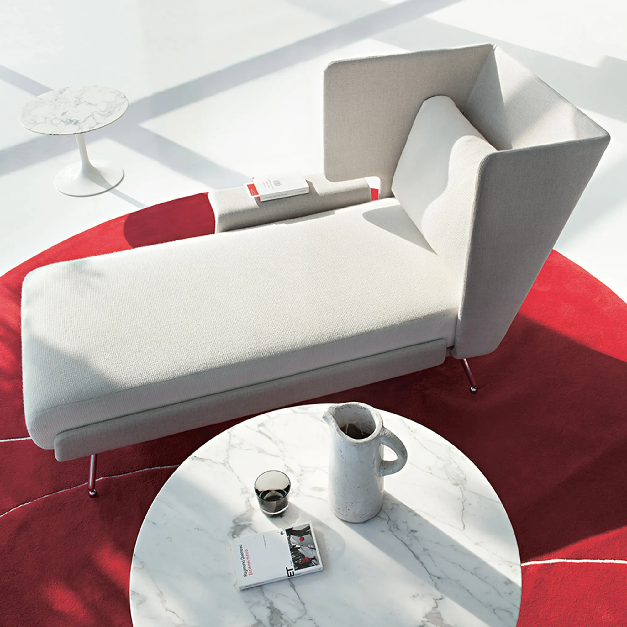 Saarinen Round sofabord Ø 91 cm White