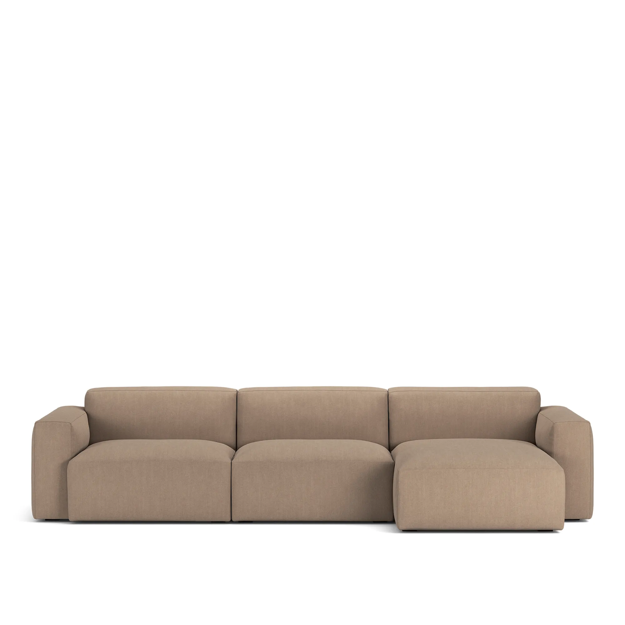 Brick 3-Seater Chaise Lounge Right - 1