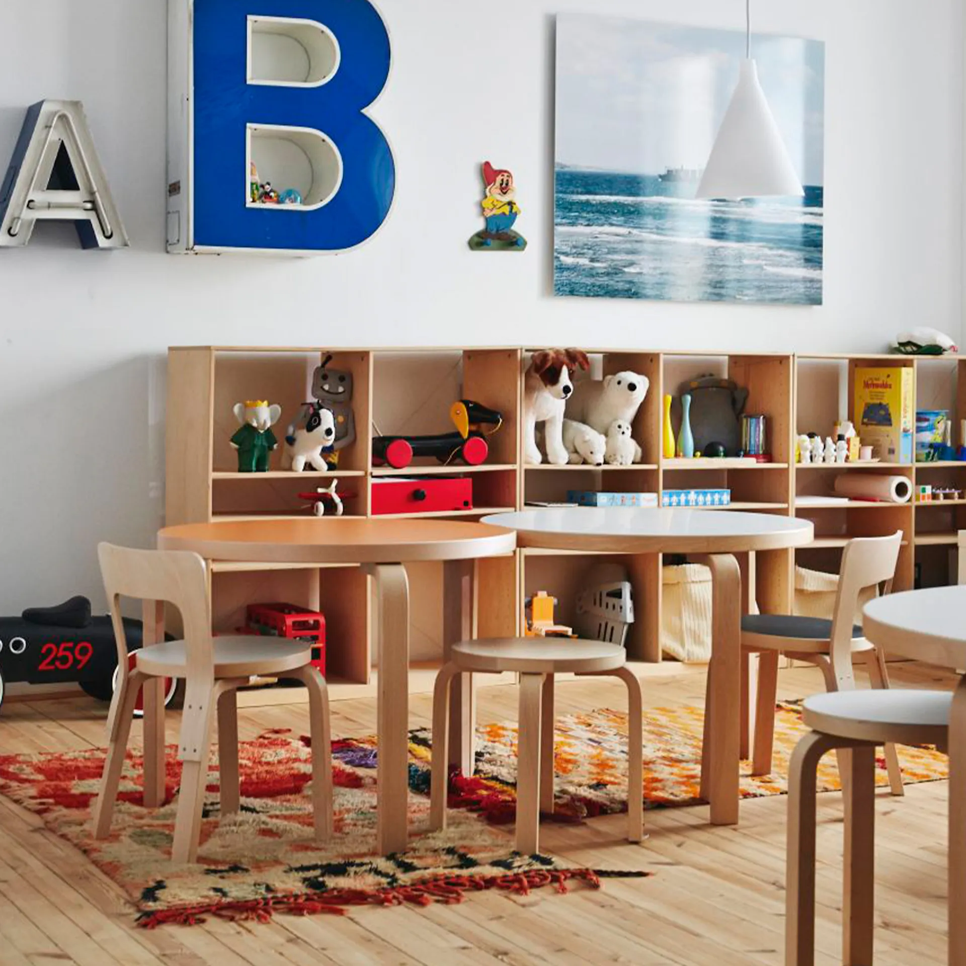 Children Stool NE60 - Artek - Alvar Aalto - NO GA