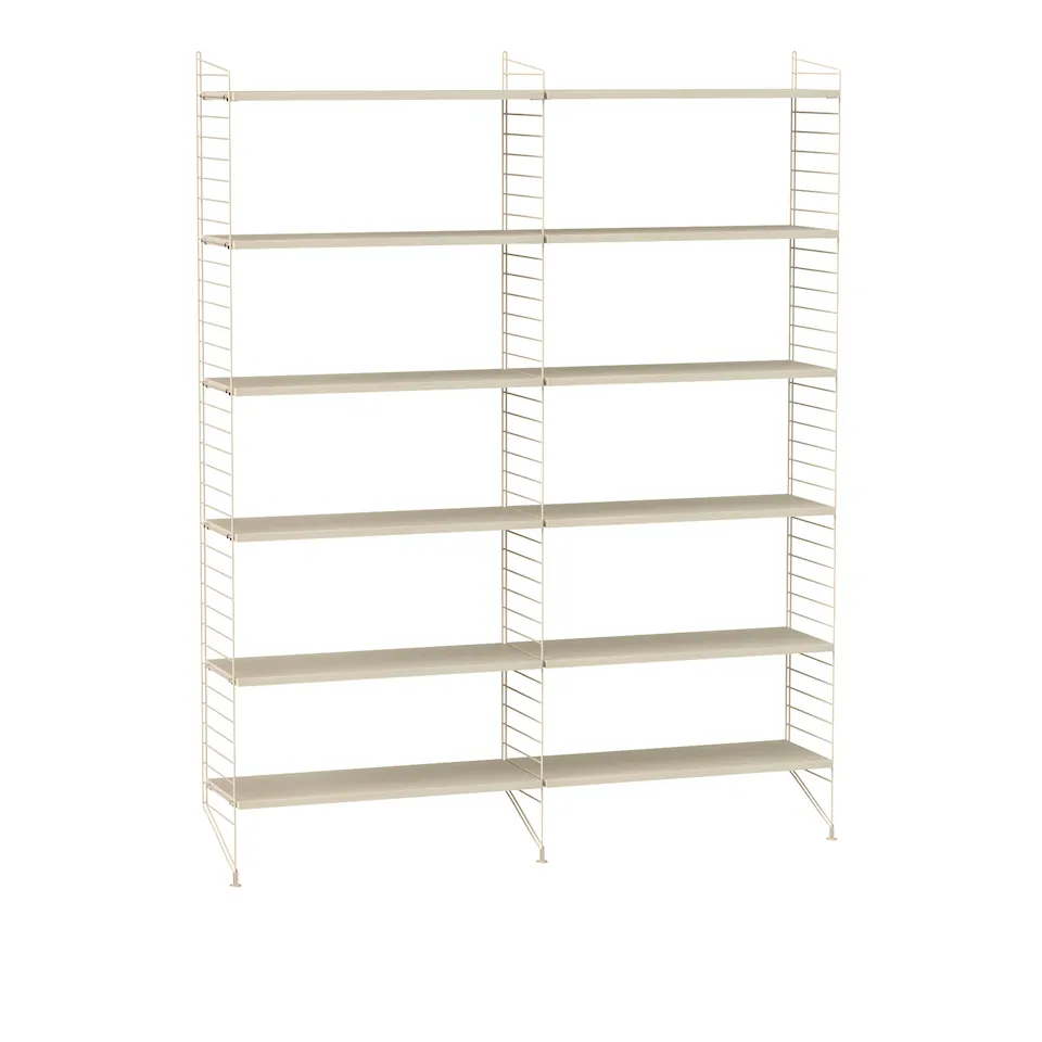 Living room shelving system A ash/beige