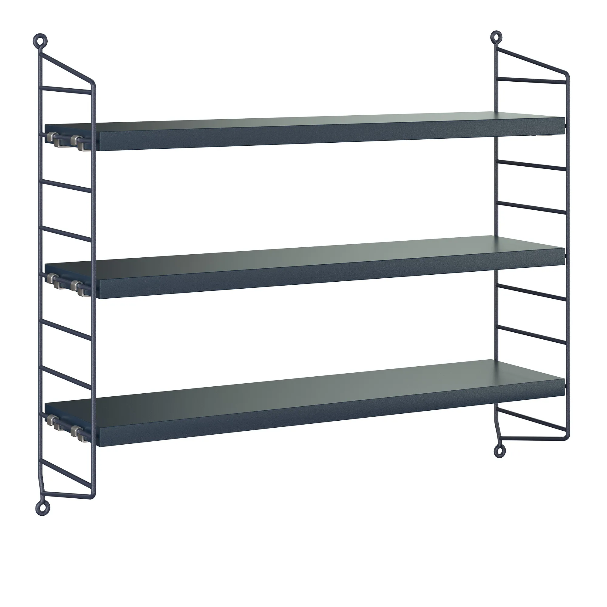 String Pocket Wall Shelf Wood - 1