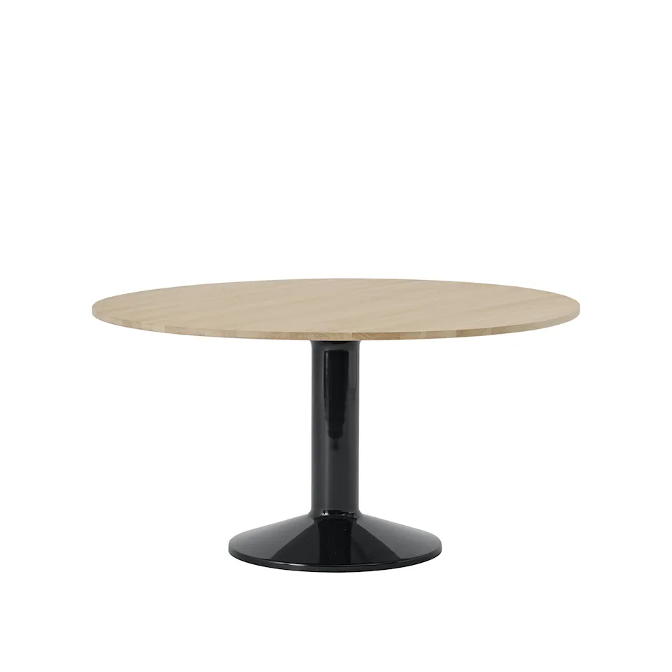 Midst dining table 140 cm oiled oak, black