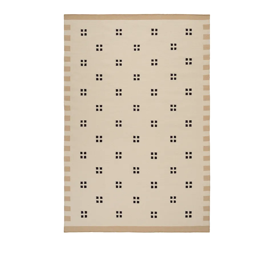 Pierce Beige/Orange Wool Rug