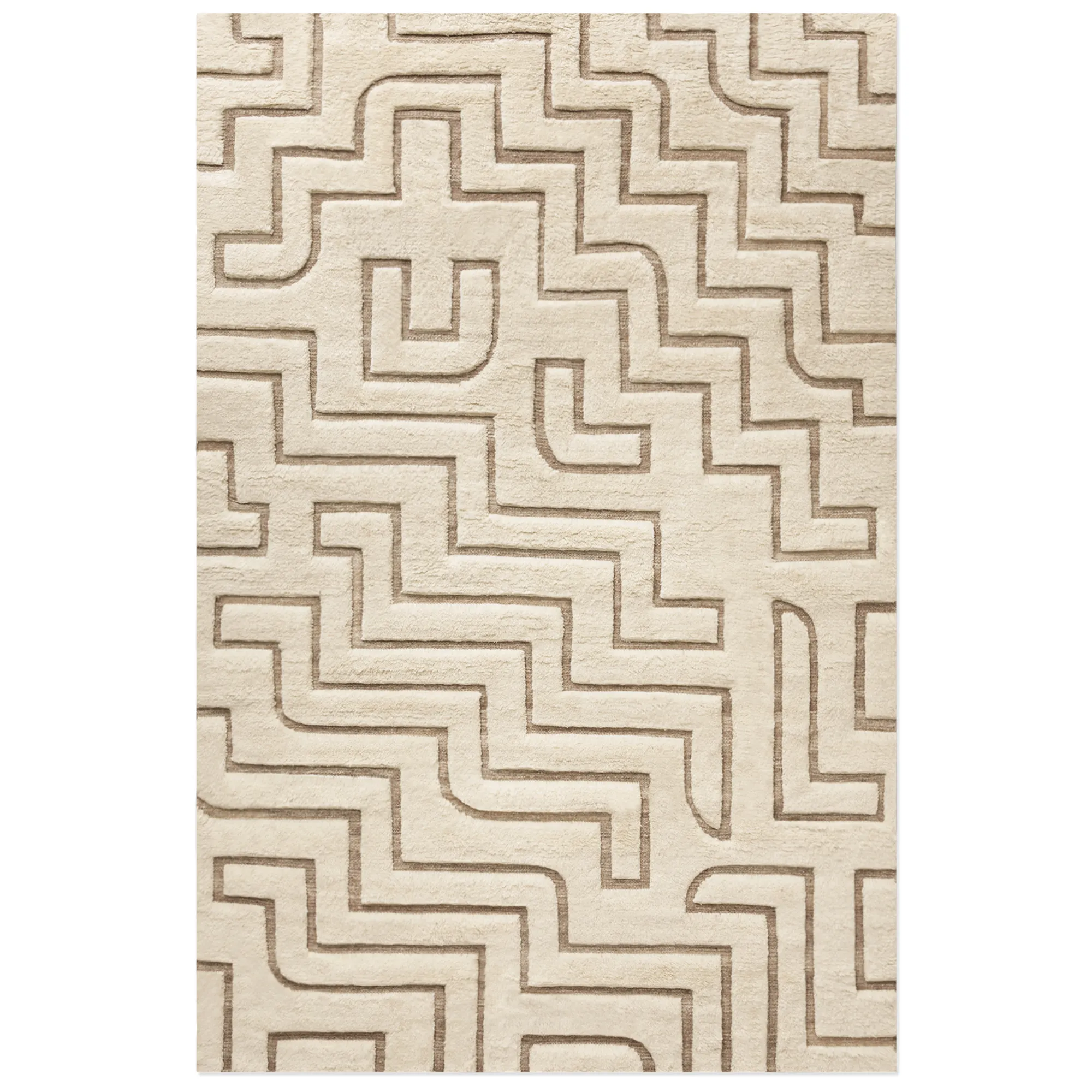 Boho 02 Shearling wollen vloerkleed - 1