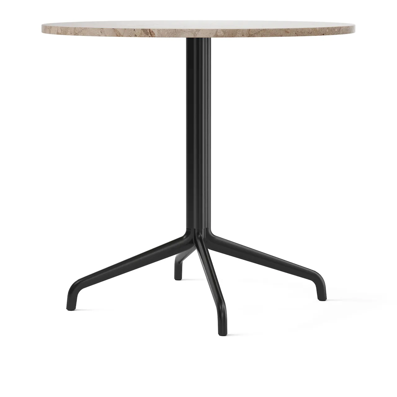 Harbour Column Dining Table 4-star - Black/Off White - Ø60 cm