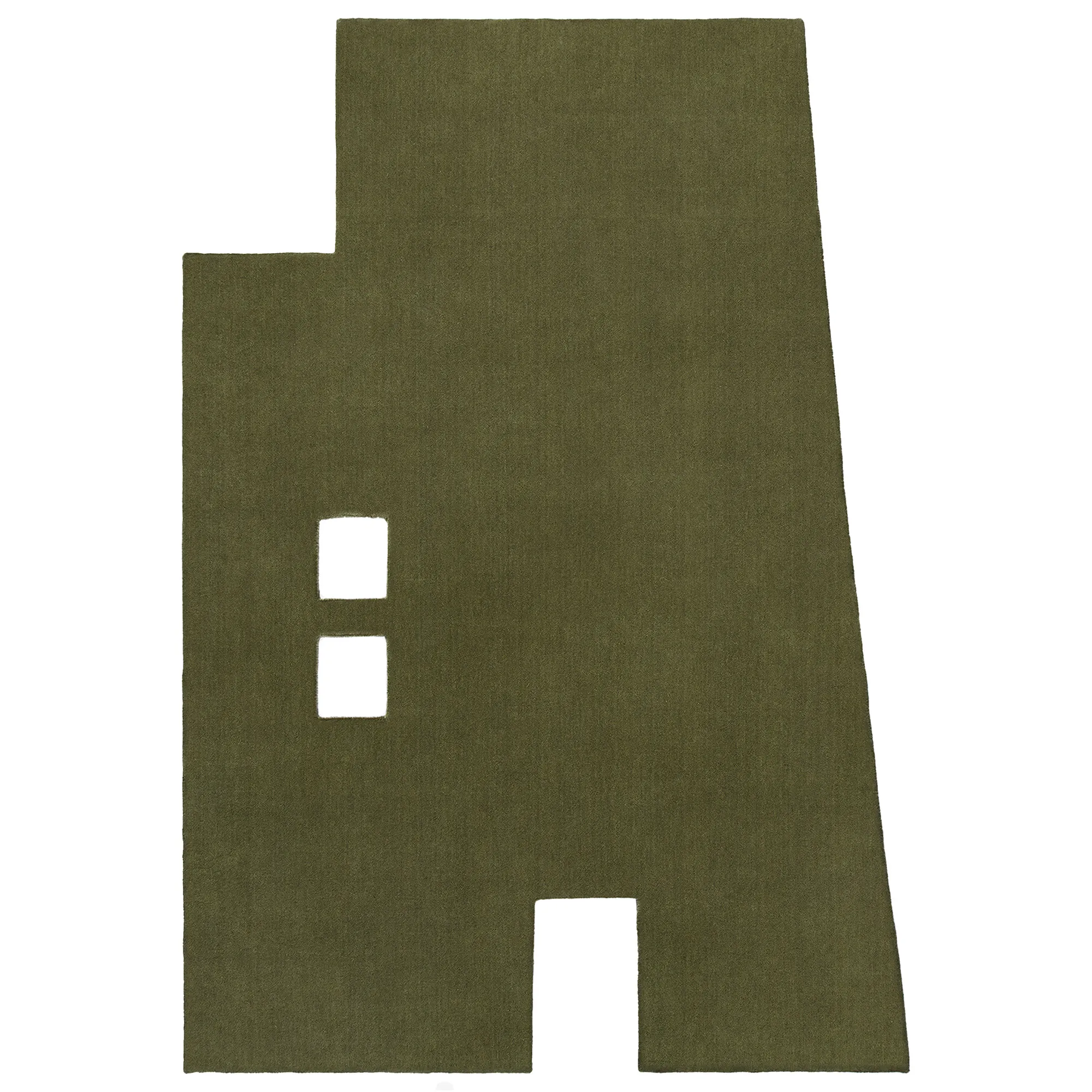 Garance Moss Wool Rug - 1