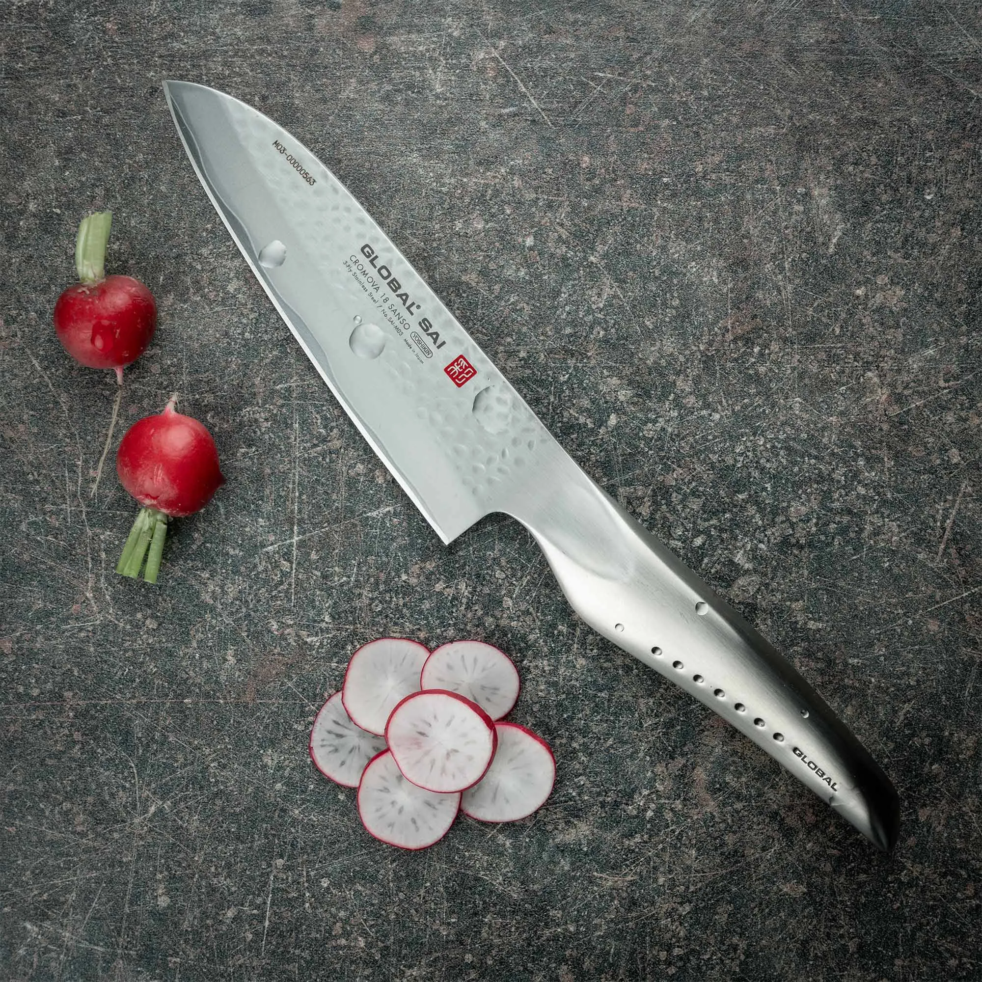 Global Sai SAI-M03 Santoku knife 13.5 cm - 2