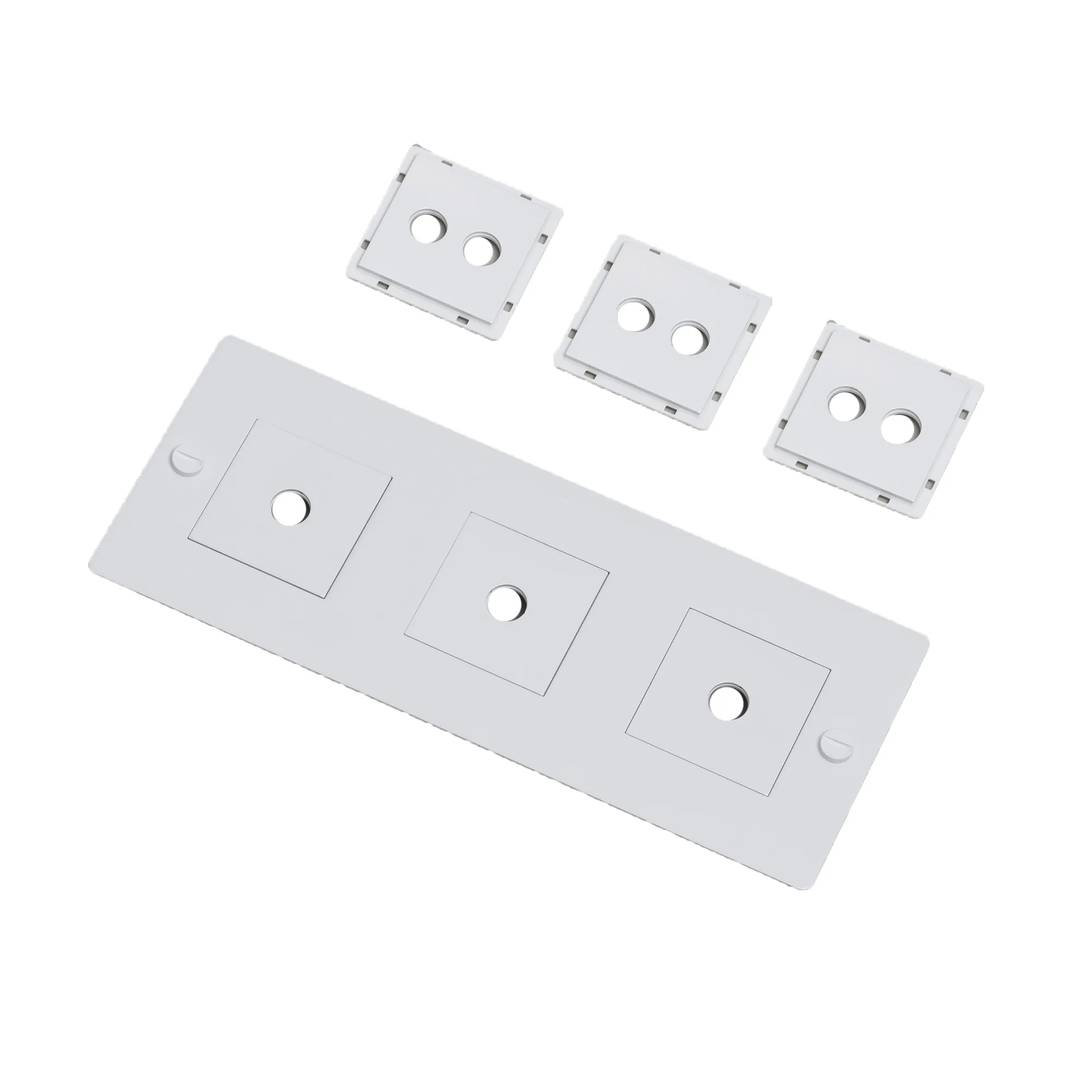 3G Wall Plate Horizontal With Infills - 1