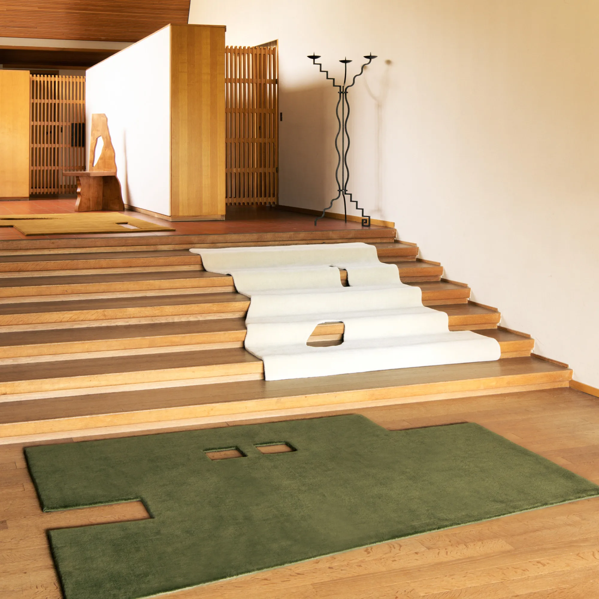 Garance Moss Wool Rug - 8