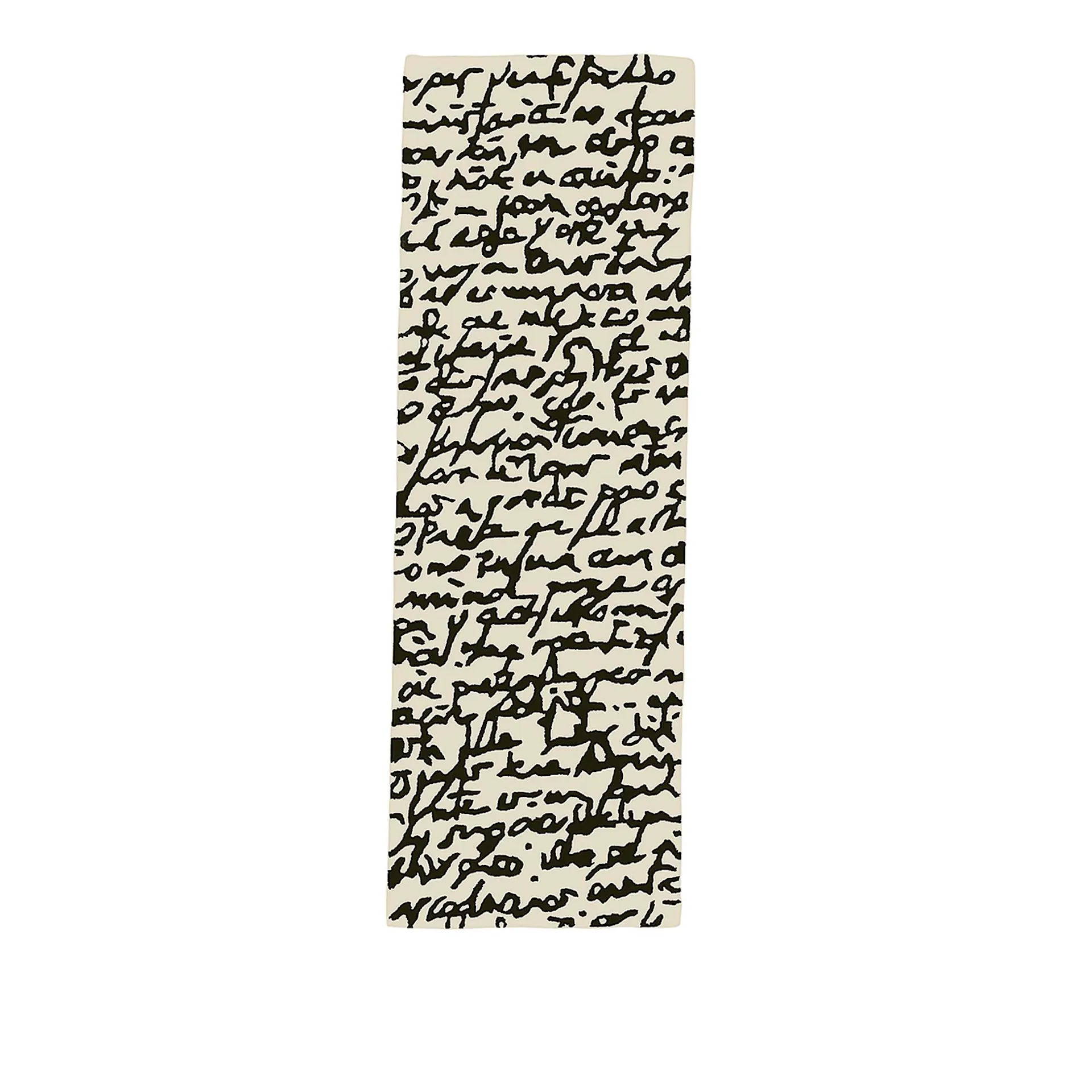 Black on White Manuscrit Runner 80 x 240 cm - Nanimarquina - NO GA