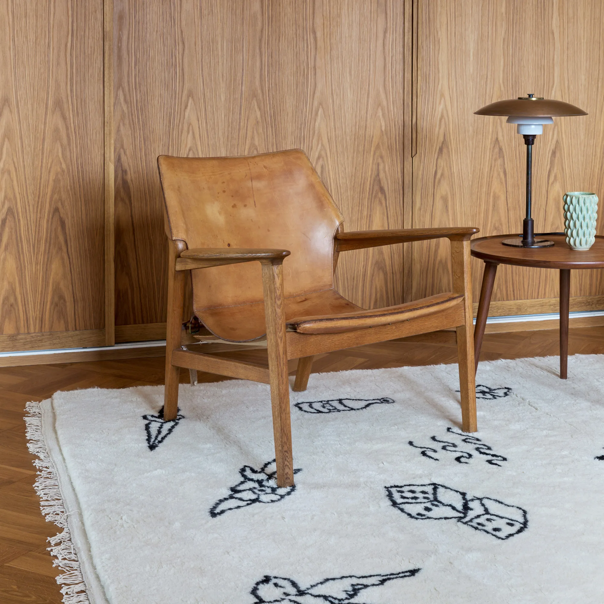 Nomad Cream Rya Rug - 2