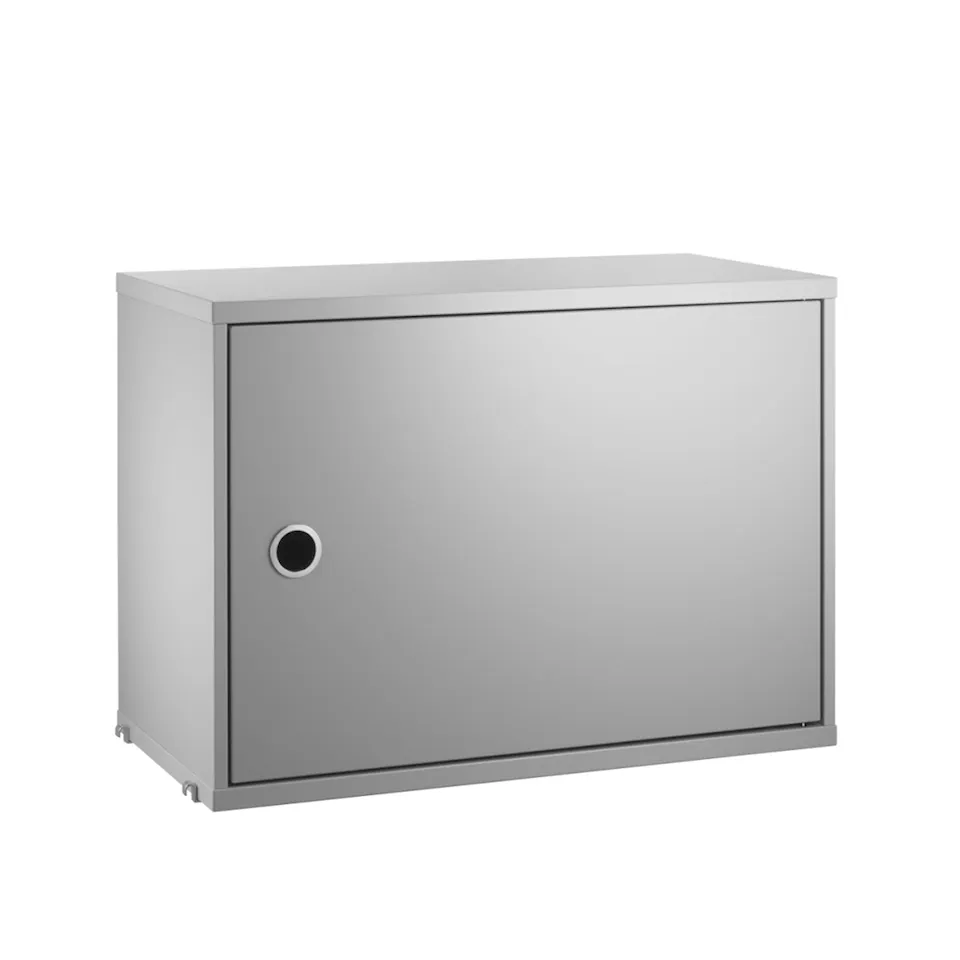 Top cabinet with swing door 58x30cm grey