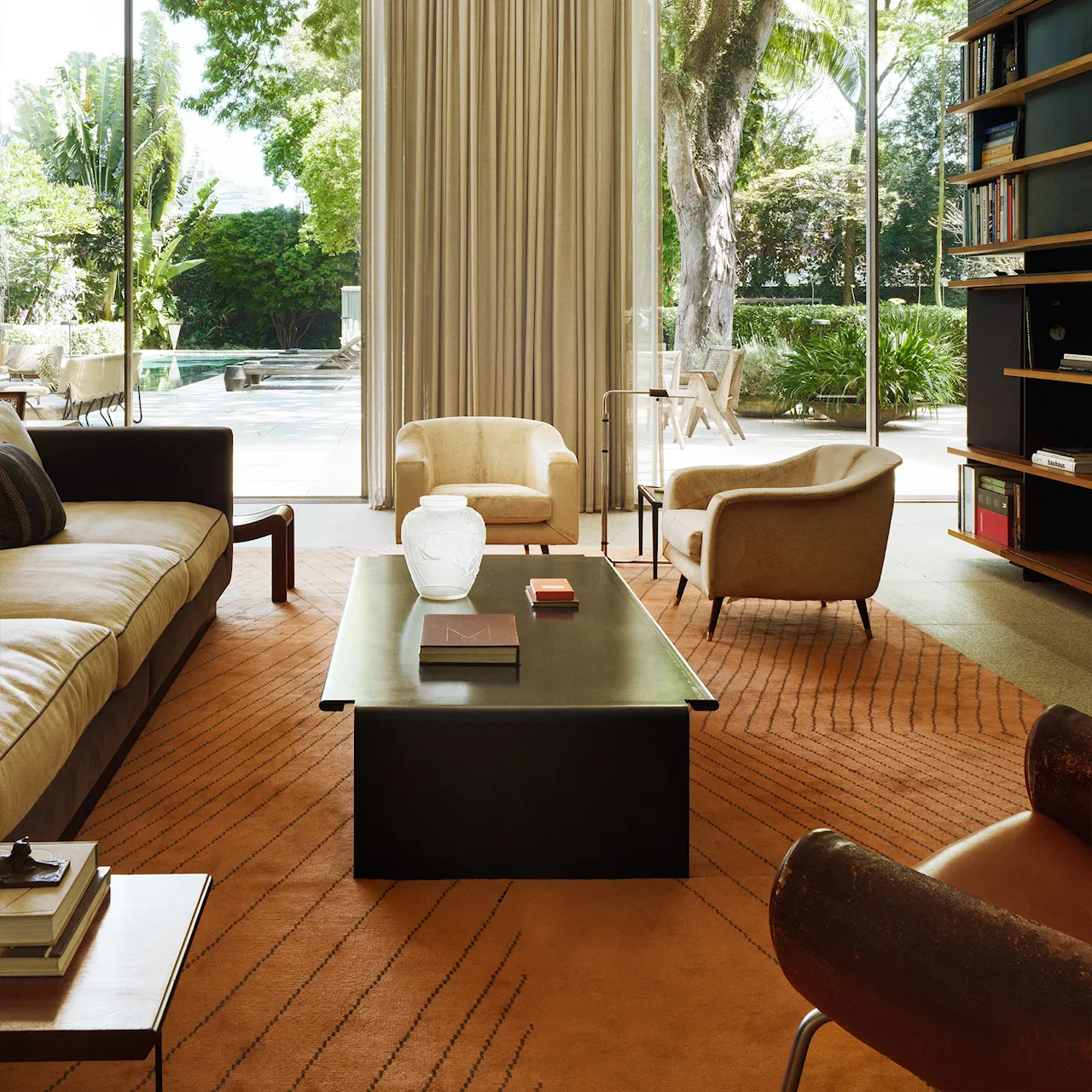 Indore Terracotta Wool Rug