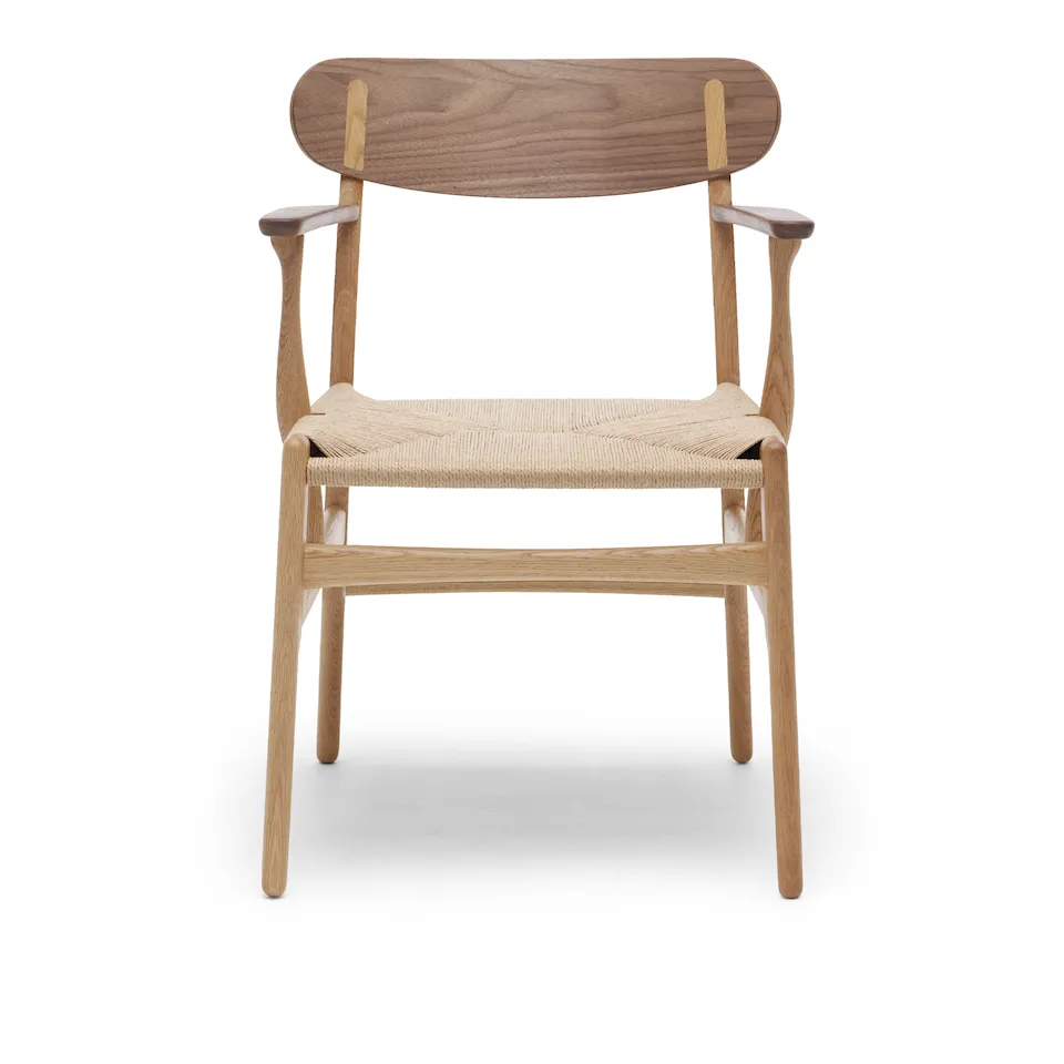 CH26 fauteuil natuurlijk gevlochten papierkoord