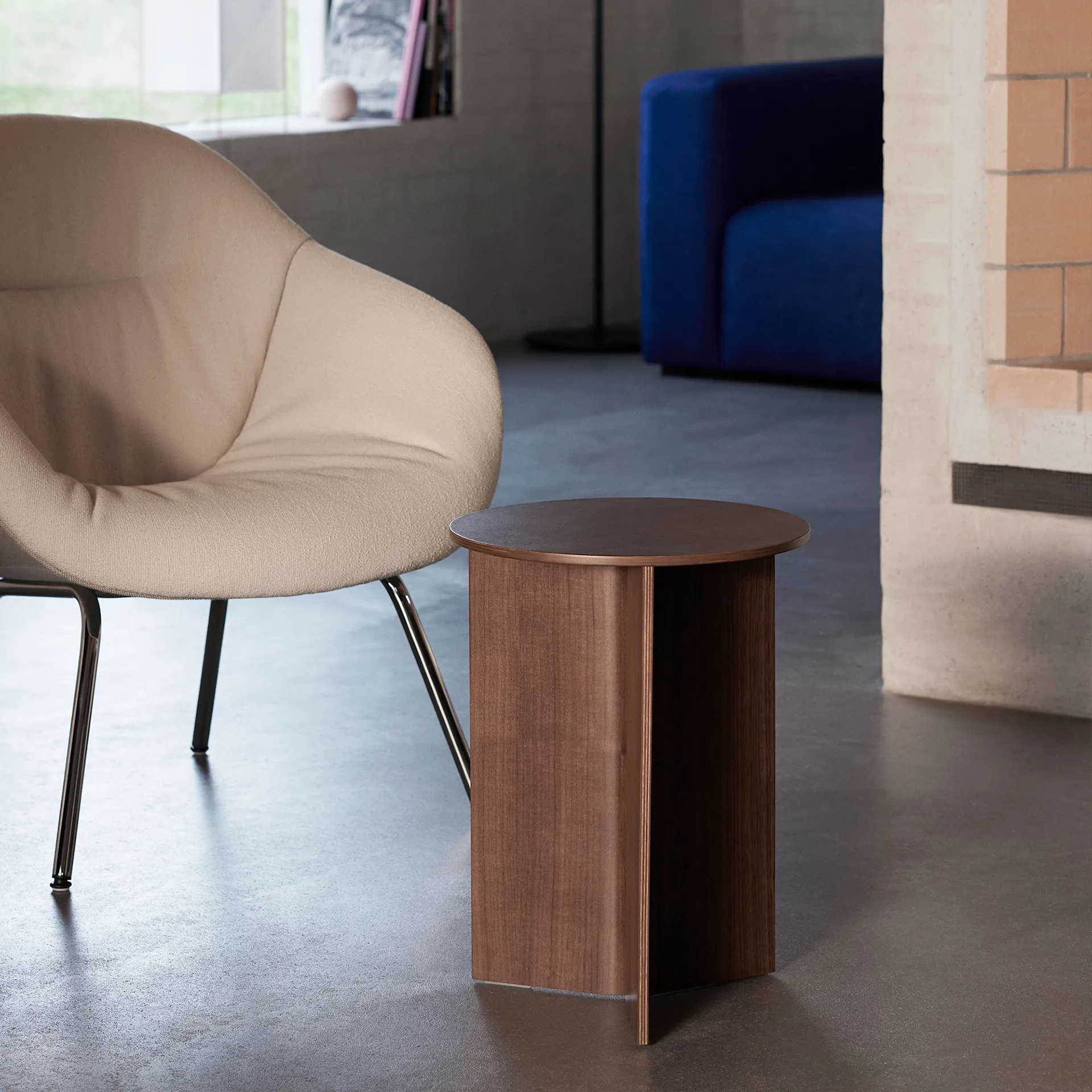 HAY SLIT TABLE WOOD HIGH ウォルナット