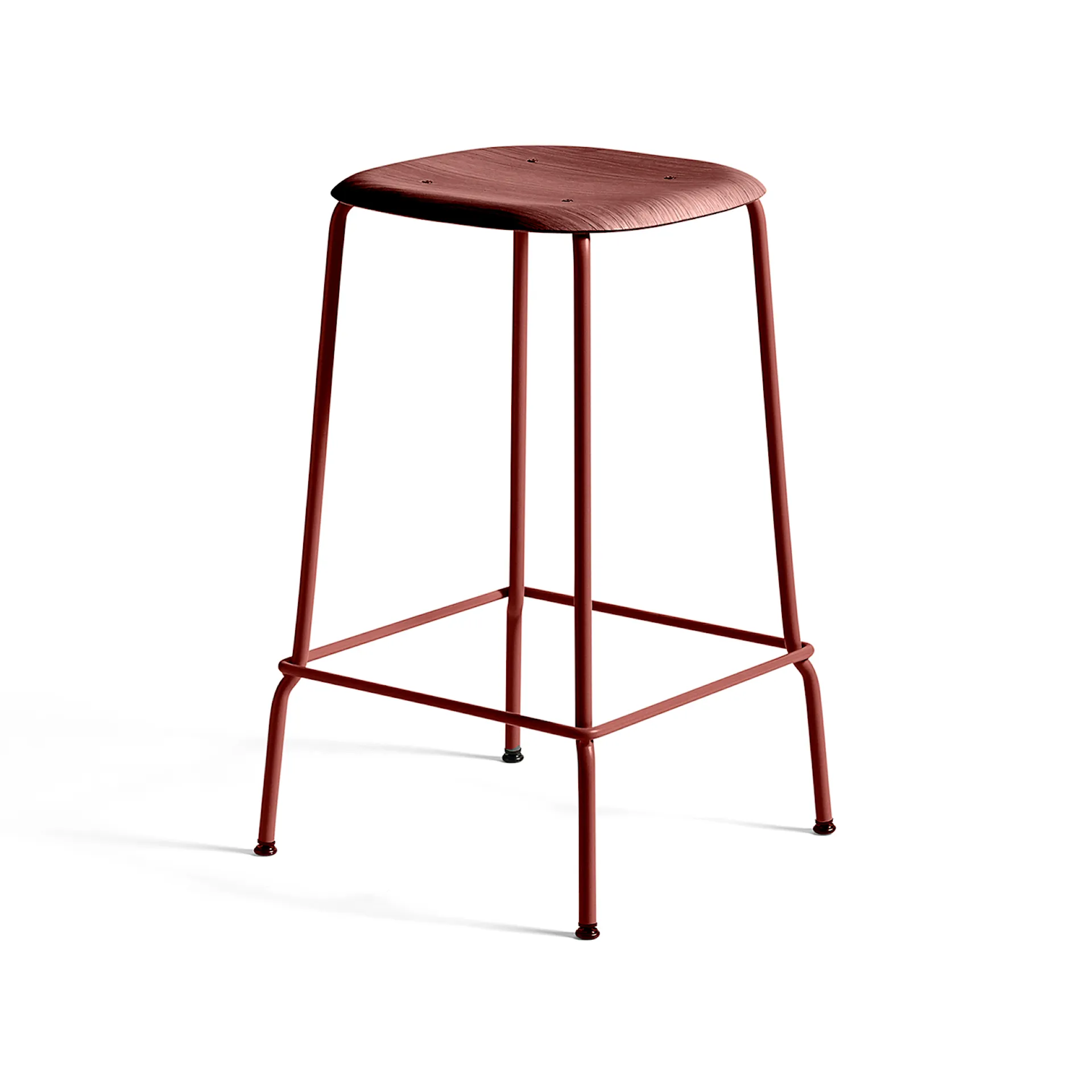 Soft Edge 80 Bar Stool Fall Red - HAY - Iskos-Berlin - NO GA