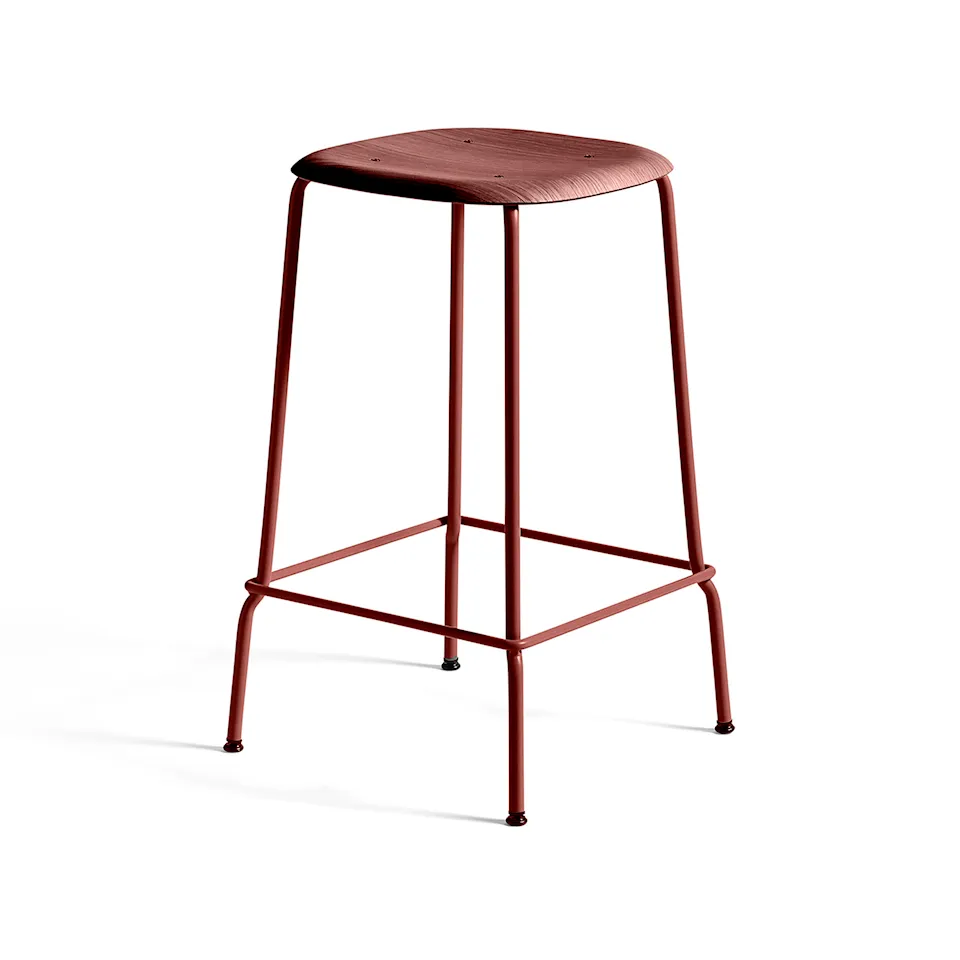 Soft Edge 80 Bar Stool Fall Red