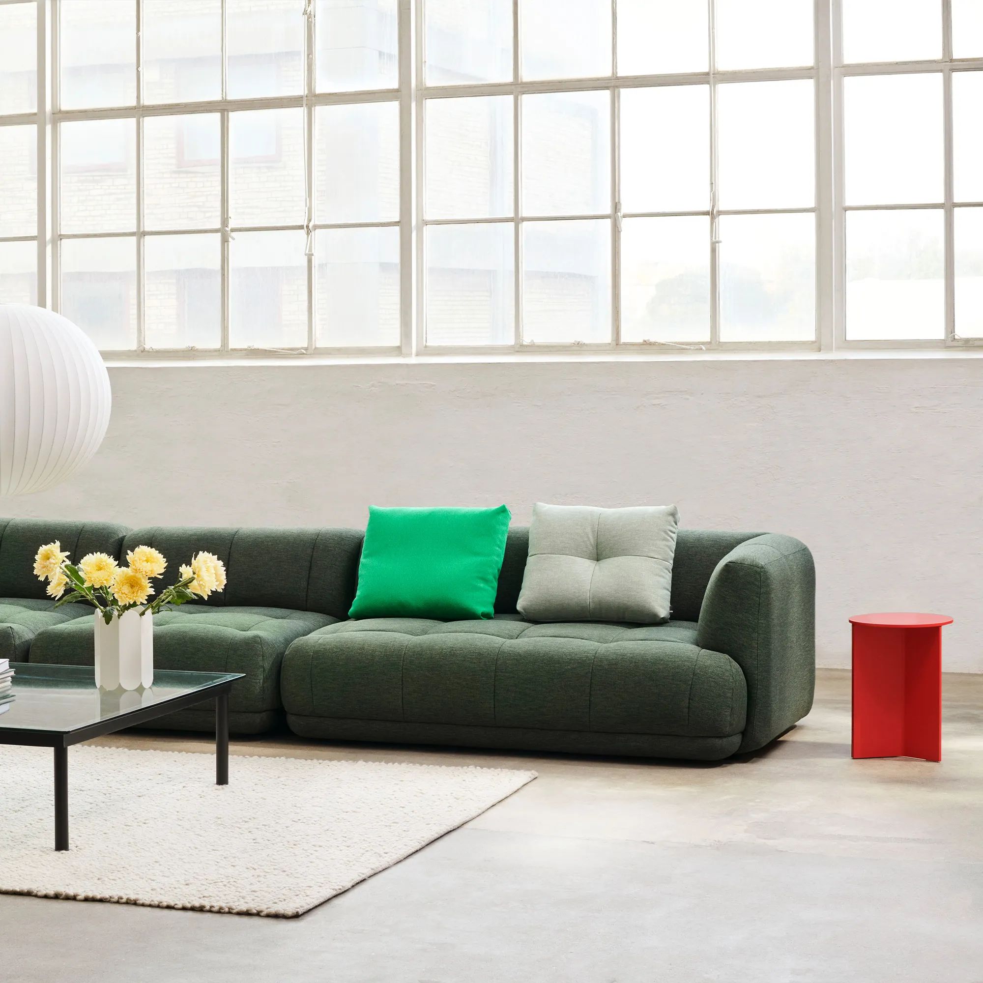 Slit Coffee Table Round High - 6