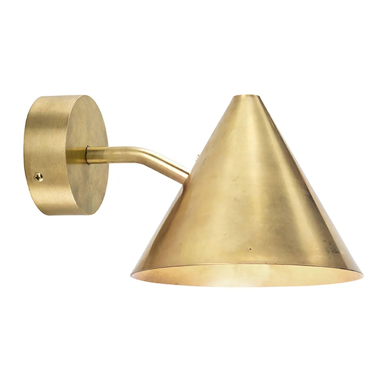 Tratten Mini Wall lamp Nickel plated brass