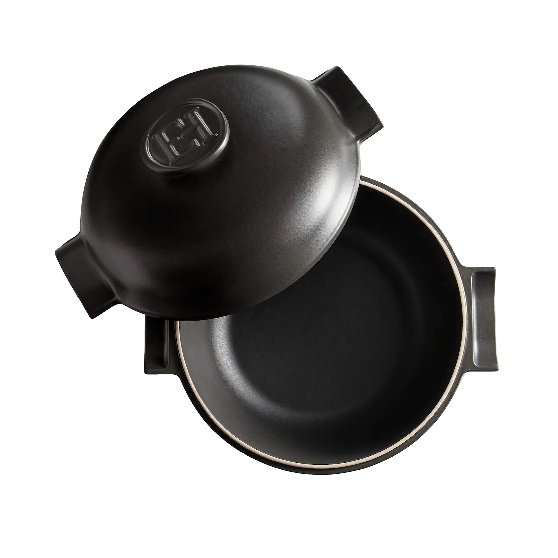 Cocotte Round Pot Dark Gray - Emile Henry - NO GA