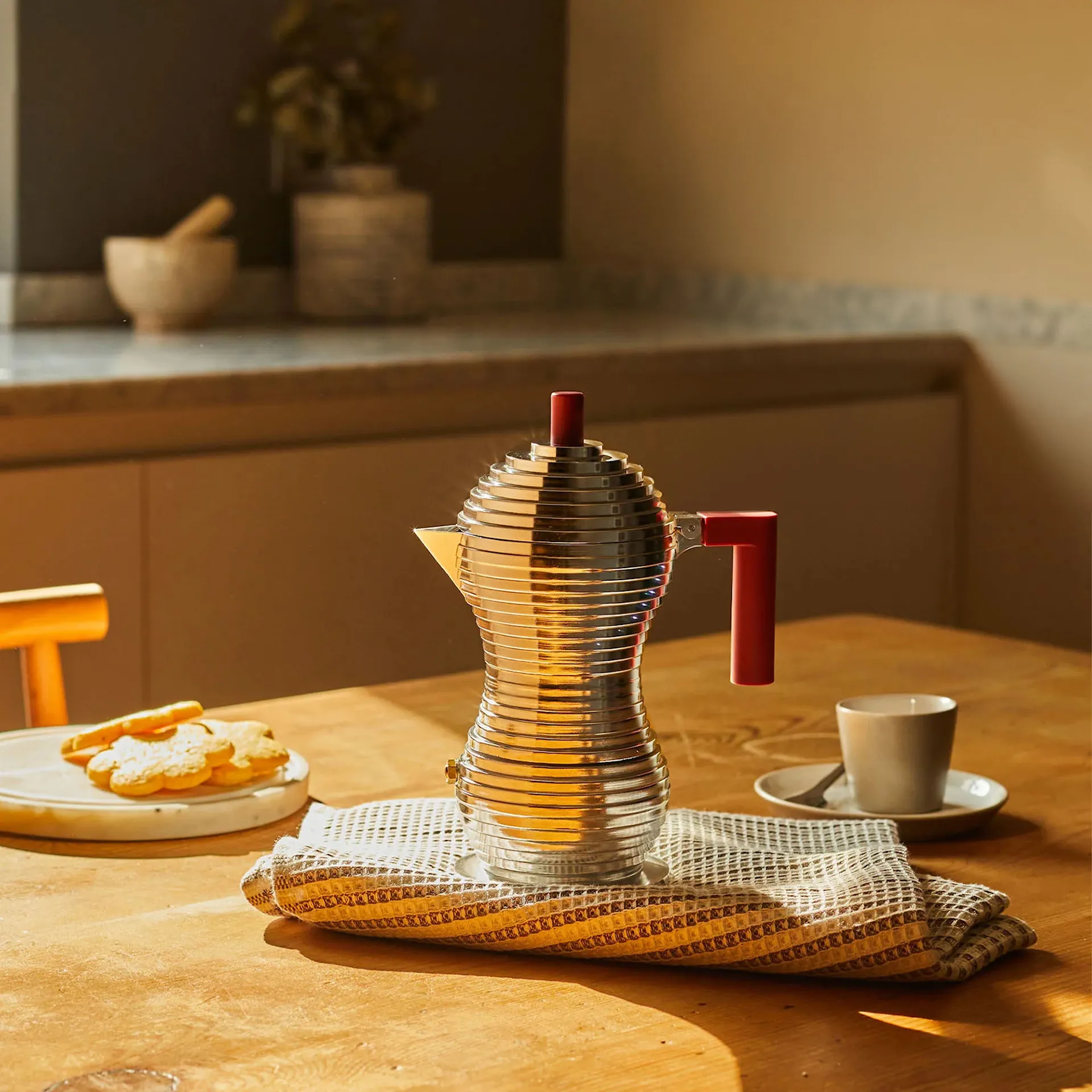 Buy Pulcina Espresso Coffee Maker Red from Alessi NO GA