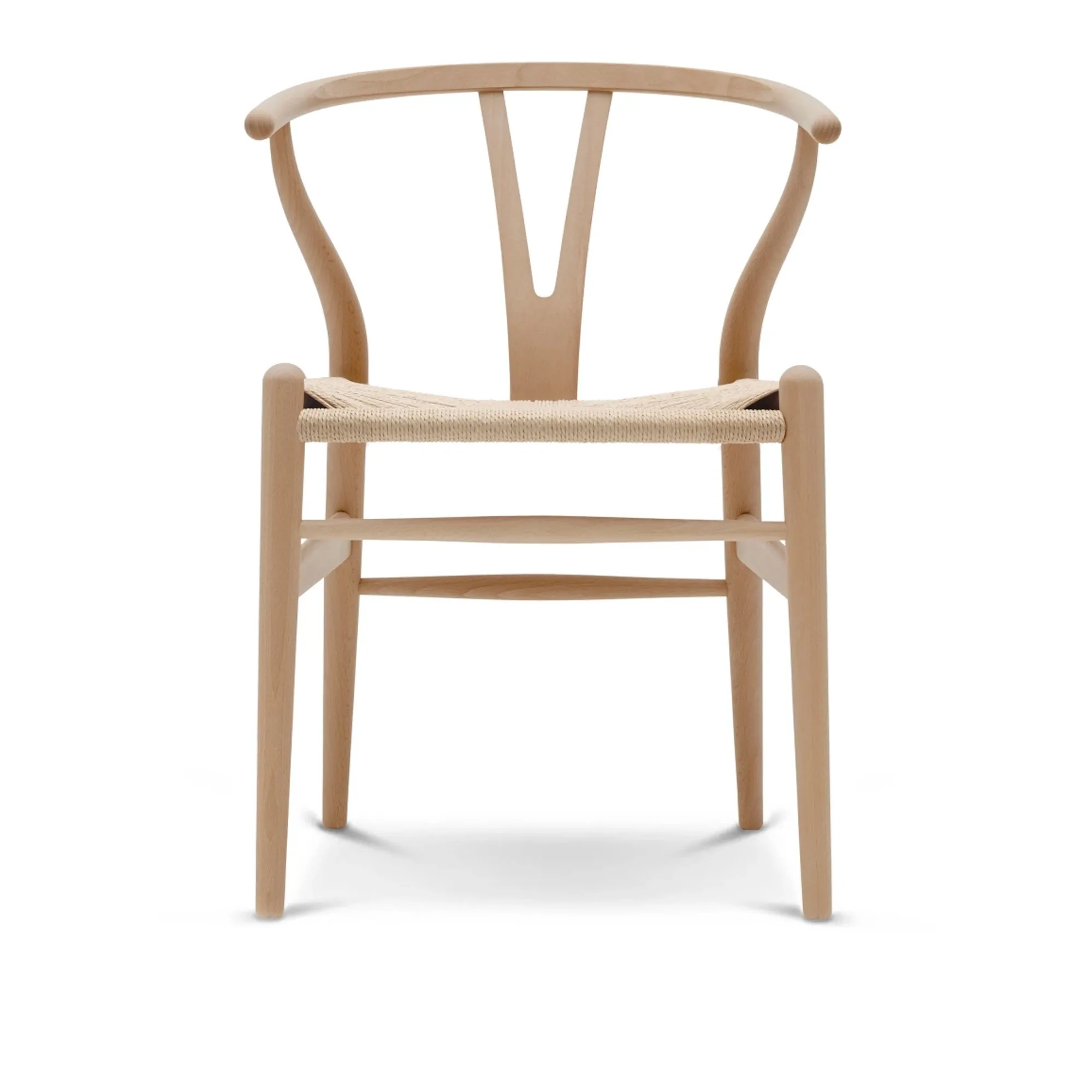 CH24 Wishbone Chair beuken/natuurlijk gevlochten papierkoord - 1