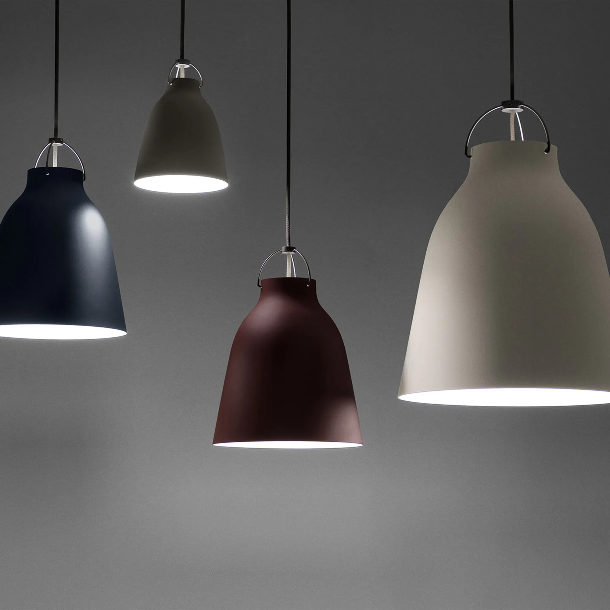 Caravaggio P3 Pendant Lamp Black - 3