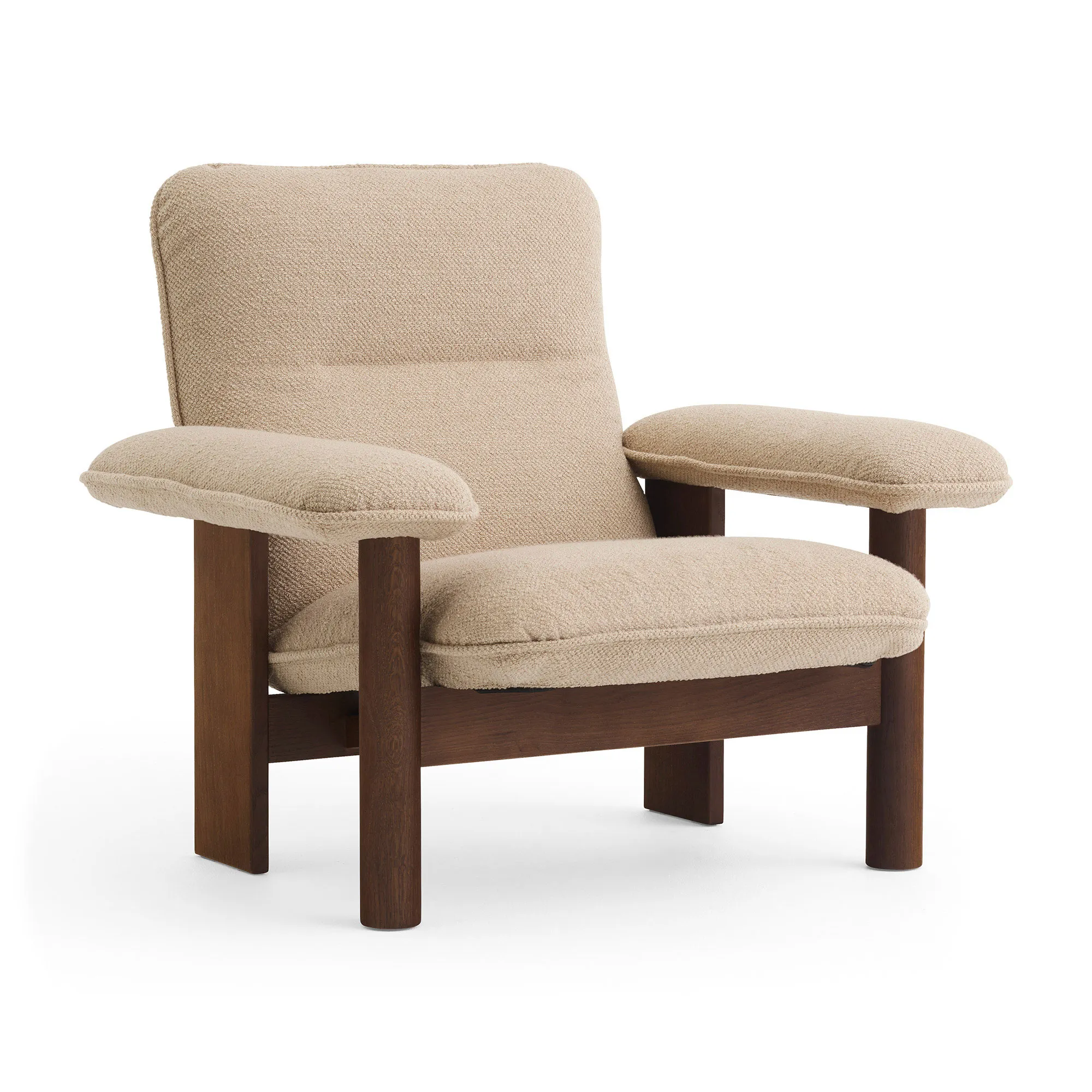 Brasilia fauteuil donker gebeitst eiken - 1