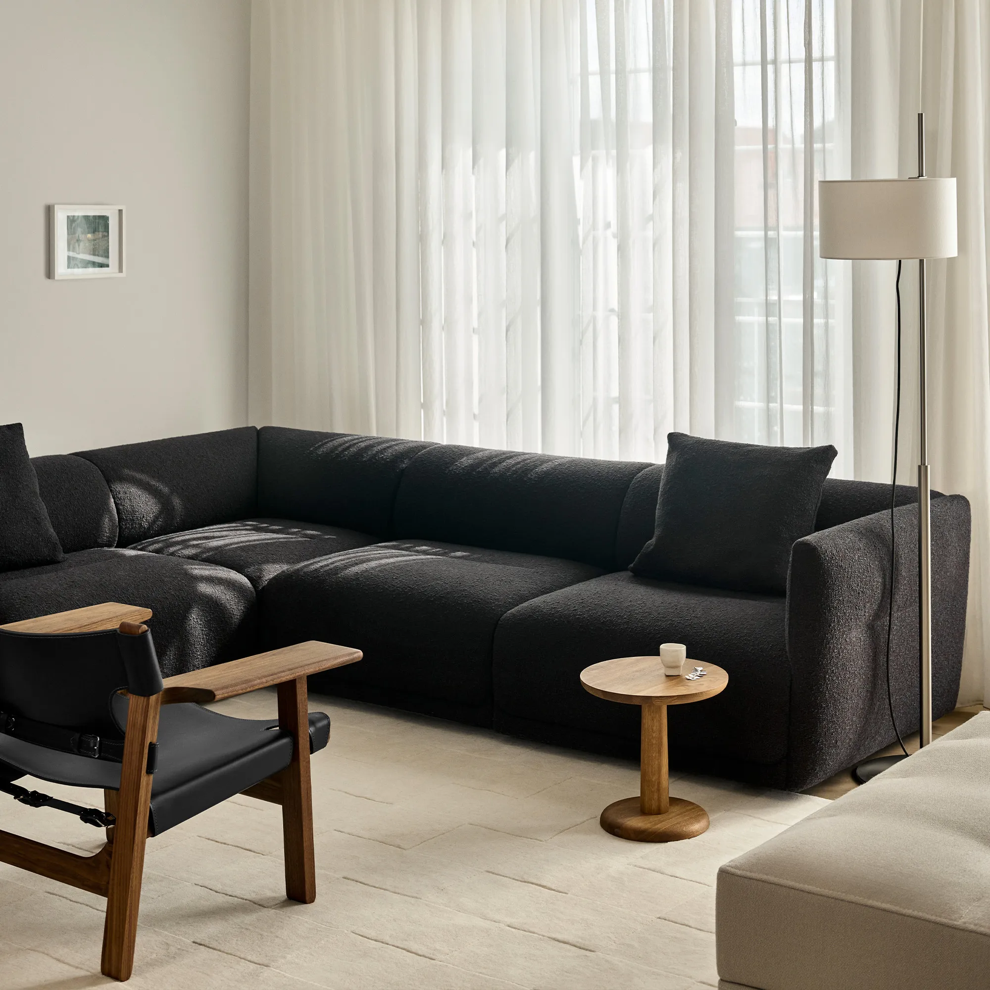 Pon sofabord Ø35 cm