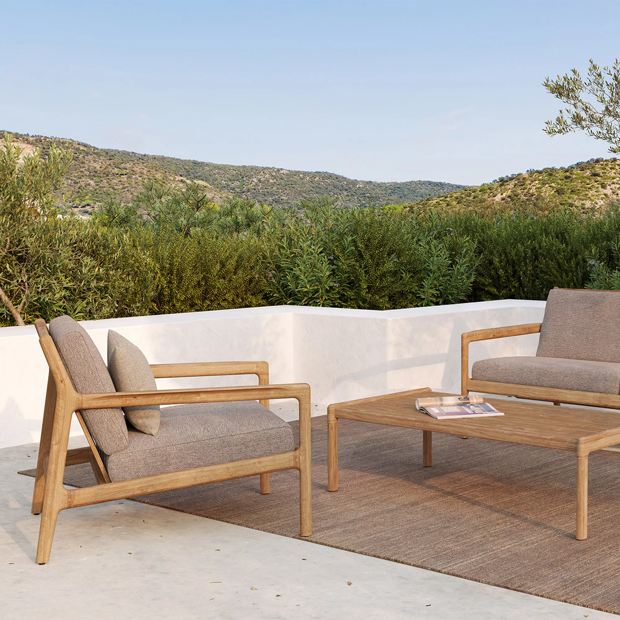 Jack Outdoor Lounge Chair Teak