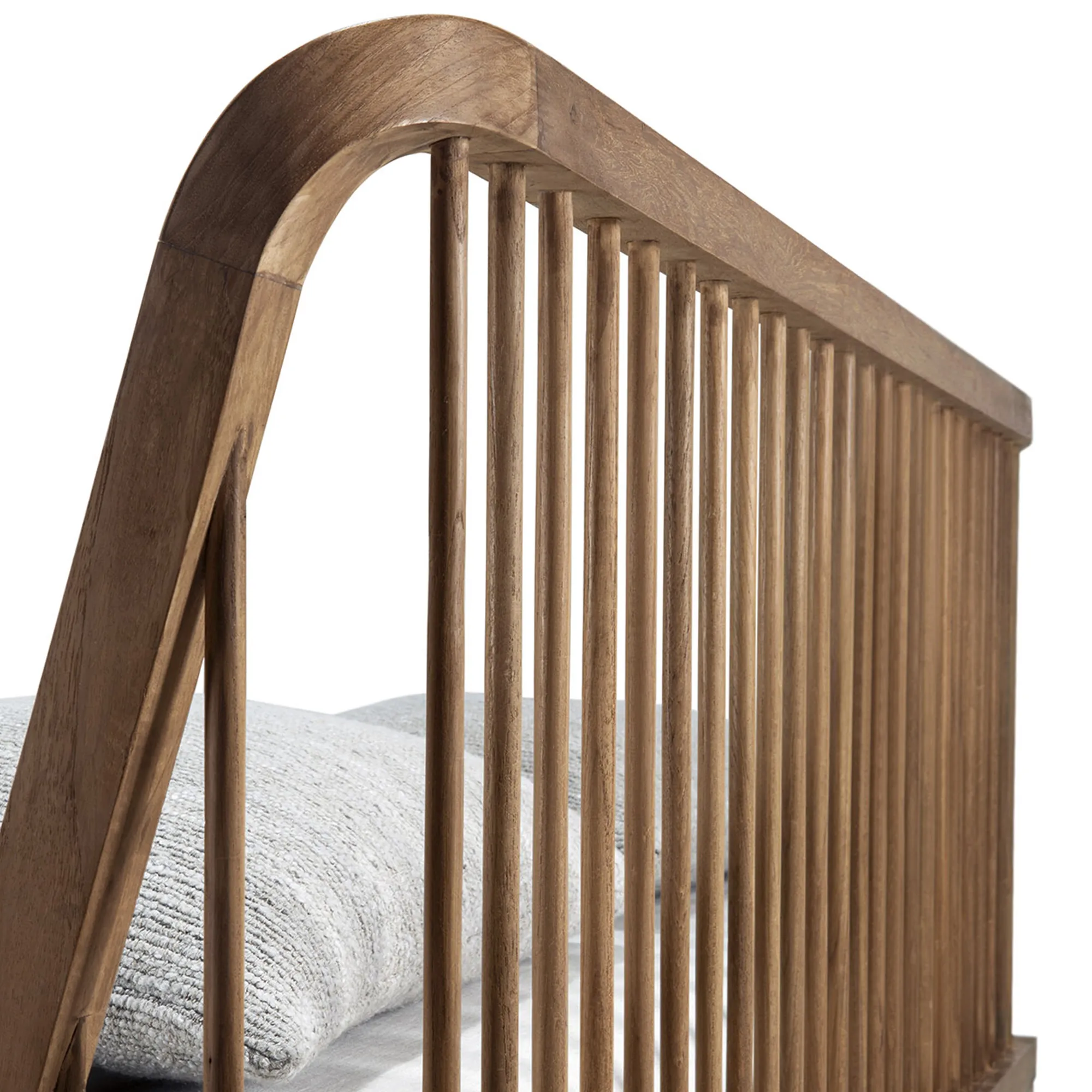 Spindle Bed Black Oak