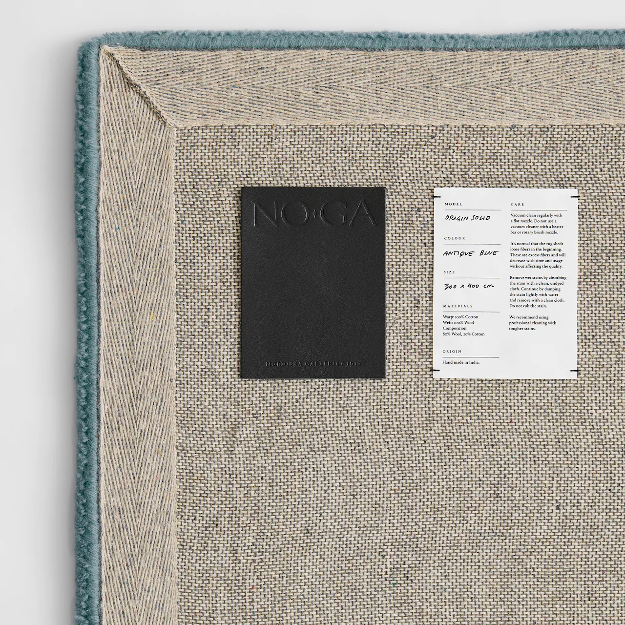 Origin Solid Antique Blue villamatto