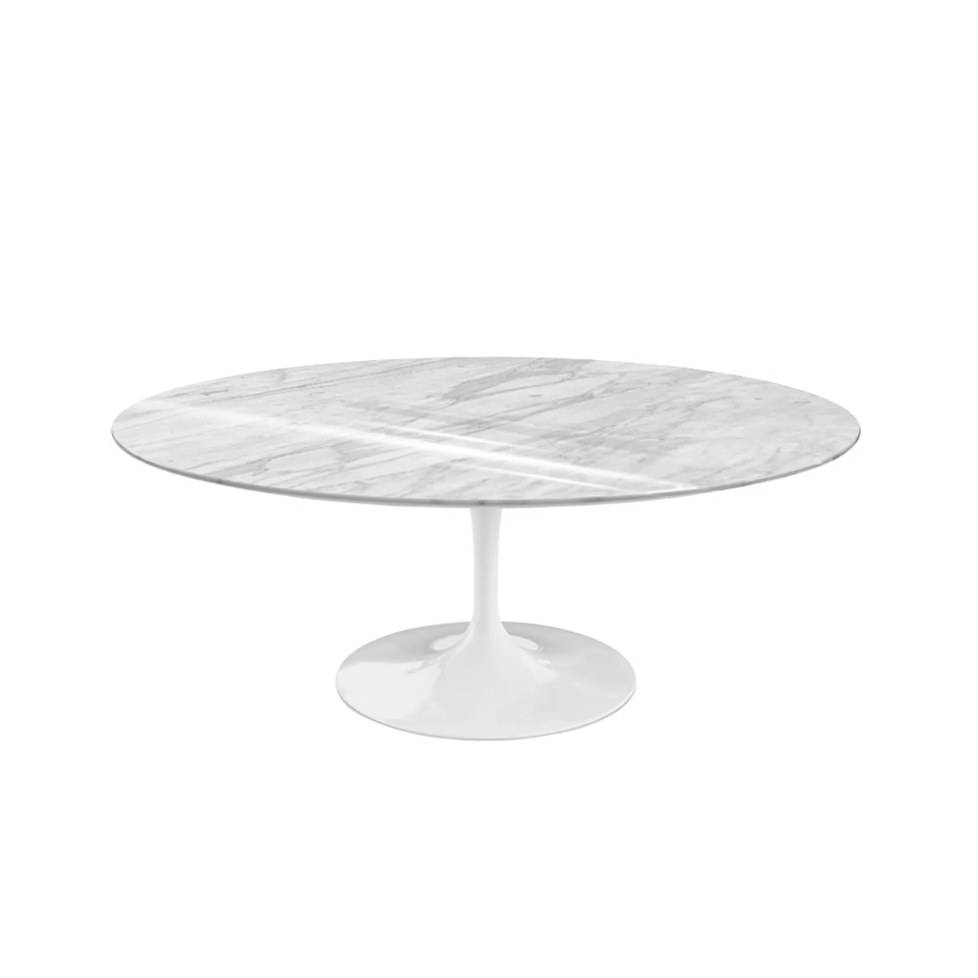Saarinen Oval Coffee Table White - 1