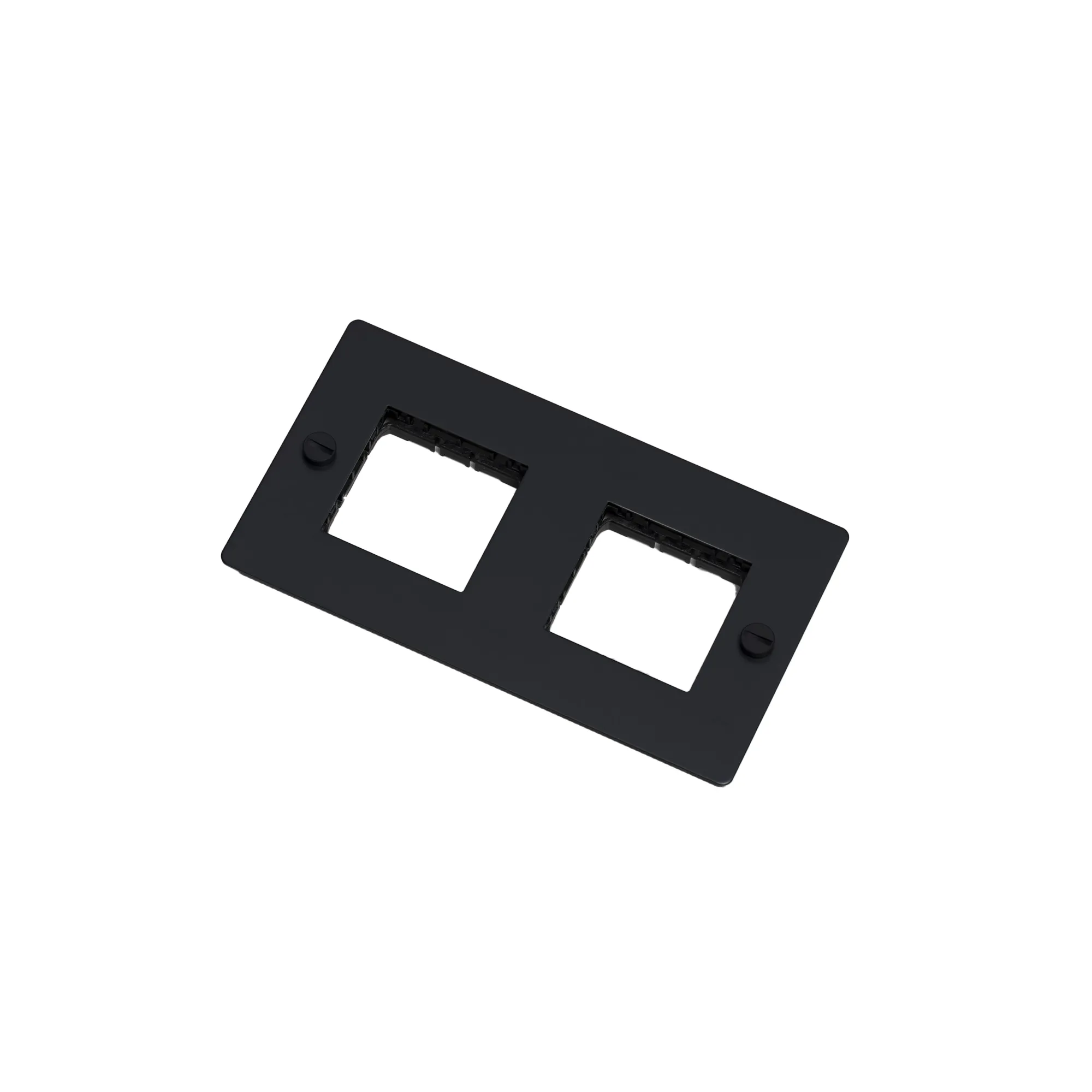 2G Wall Plate Horizontal No Infills - 1