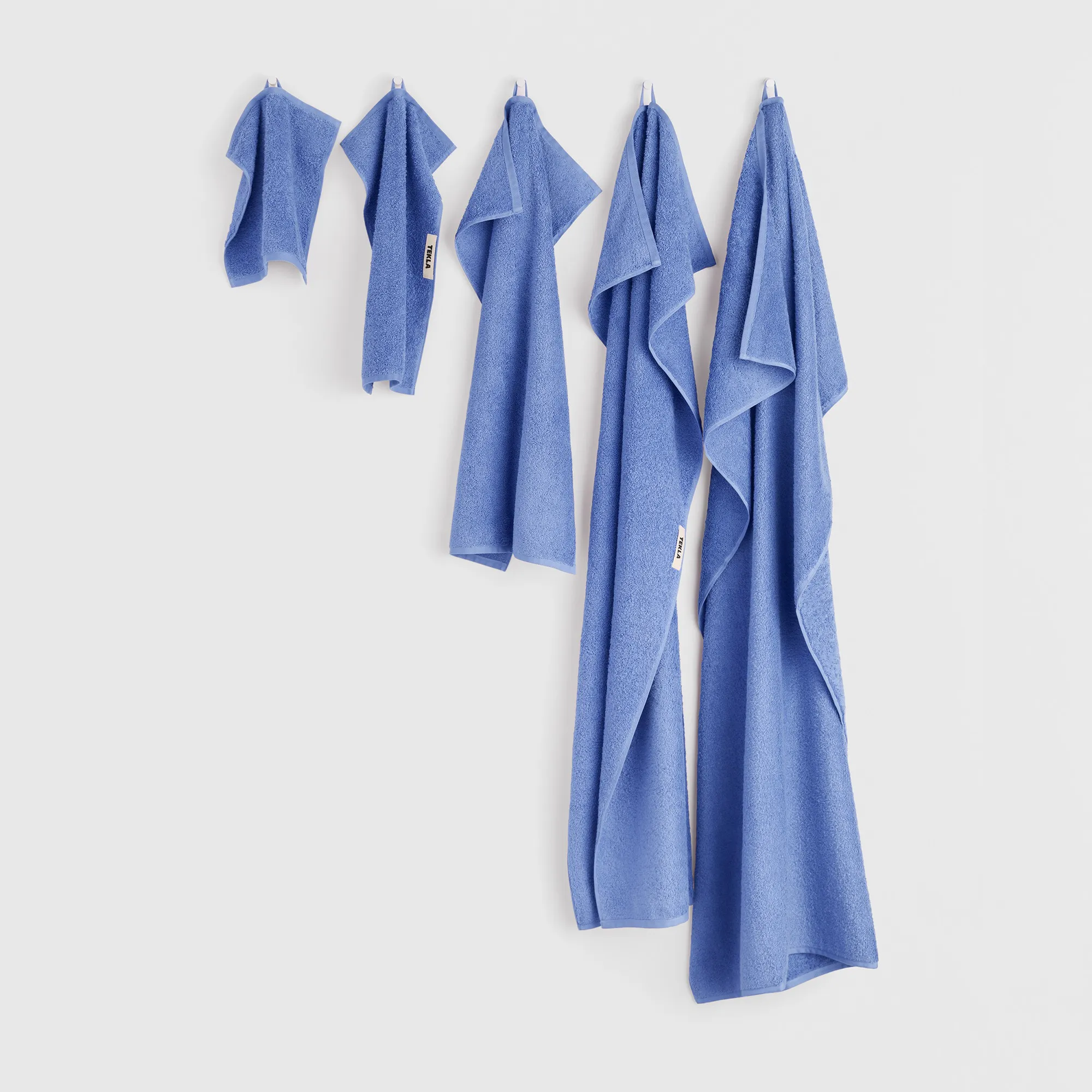 Terry Clear Blue Towel - 3