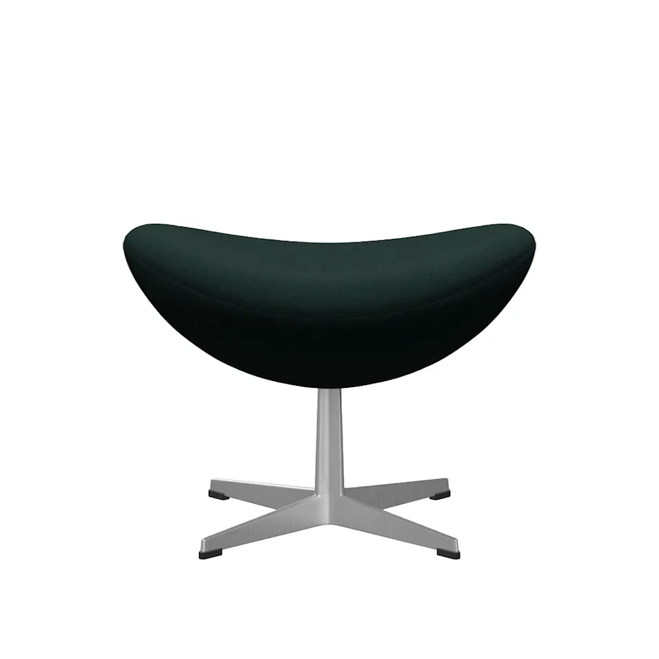 3127 Egg voetenbankje Satin Polished