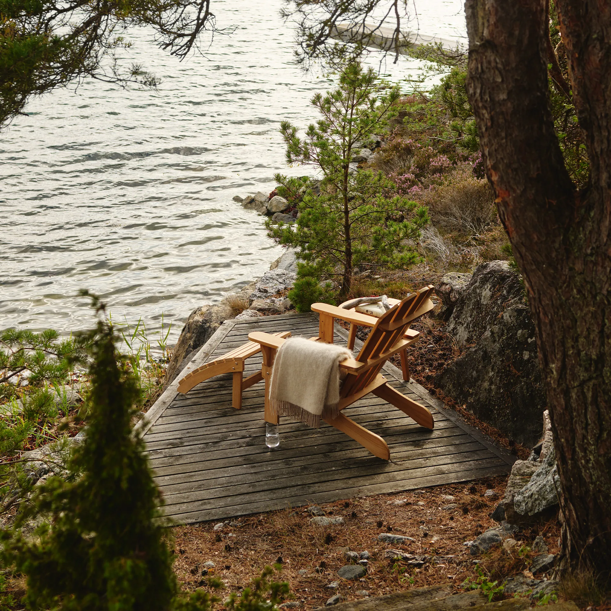 Cushion Set Midsummer Outdoor Lounge Chair & Footstool - 10
