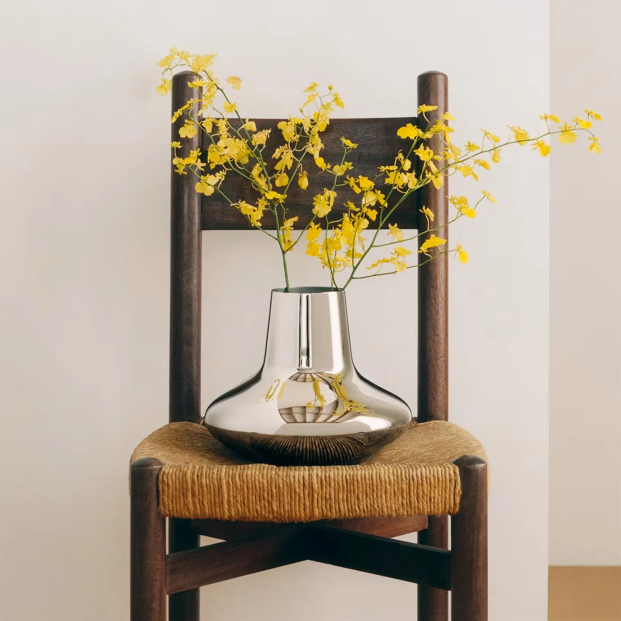 Henning Koppel vase i rustfrit stål - 2