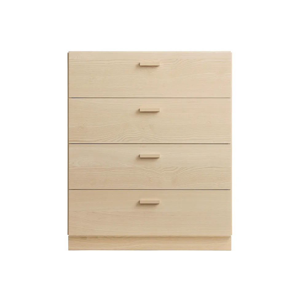 Relief Chest of Drawers Wide Plinth