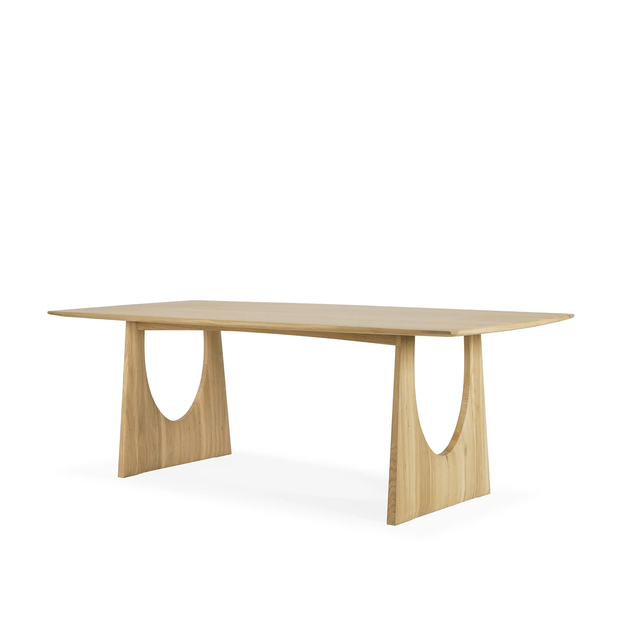 Geometric Dining Table Oak - 7