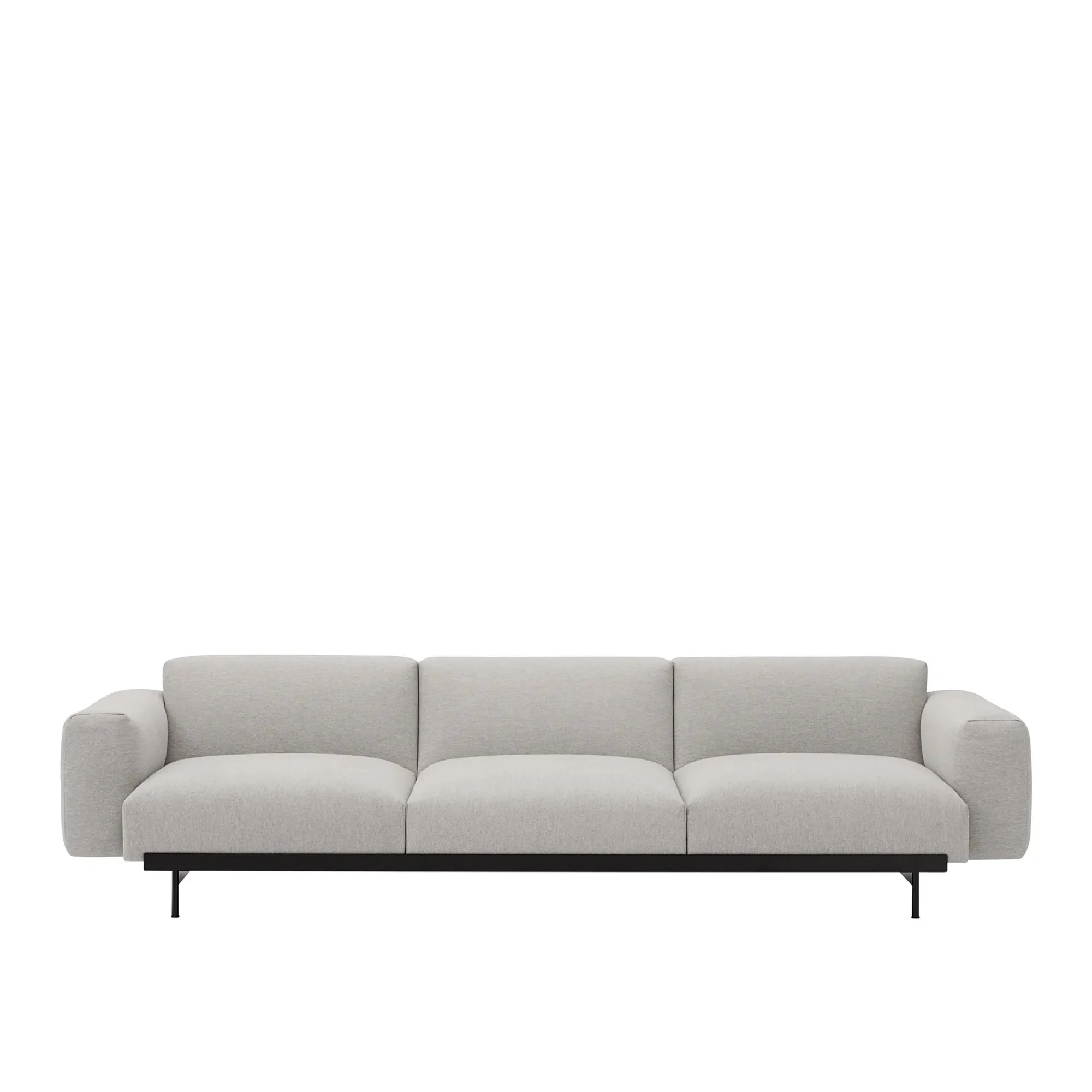 In Situ Modular Sofa 3 Seater Configuration 1 - Clay 12/Black - 1