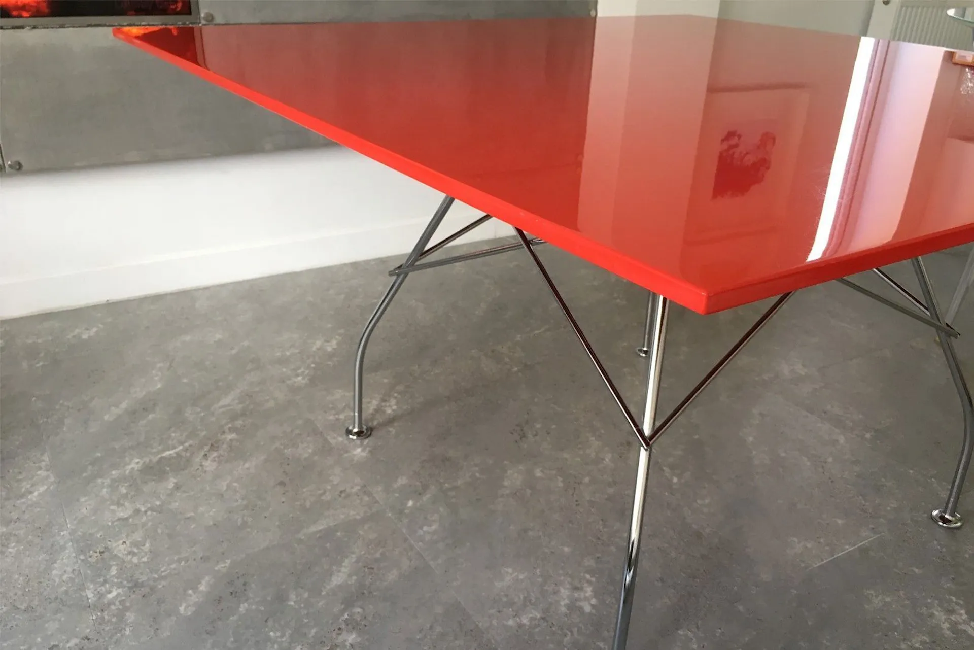 Glossy Square Table - Kartell - Antonio Citterio - NO GA