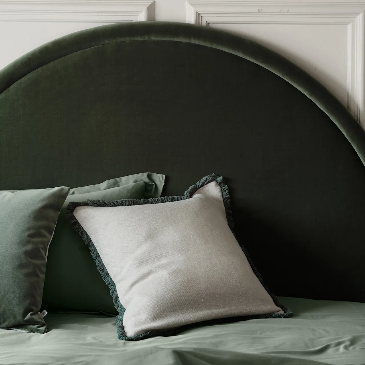 Pienza Beige/Green tyynynpäällinen