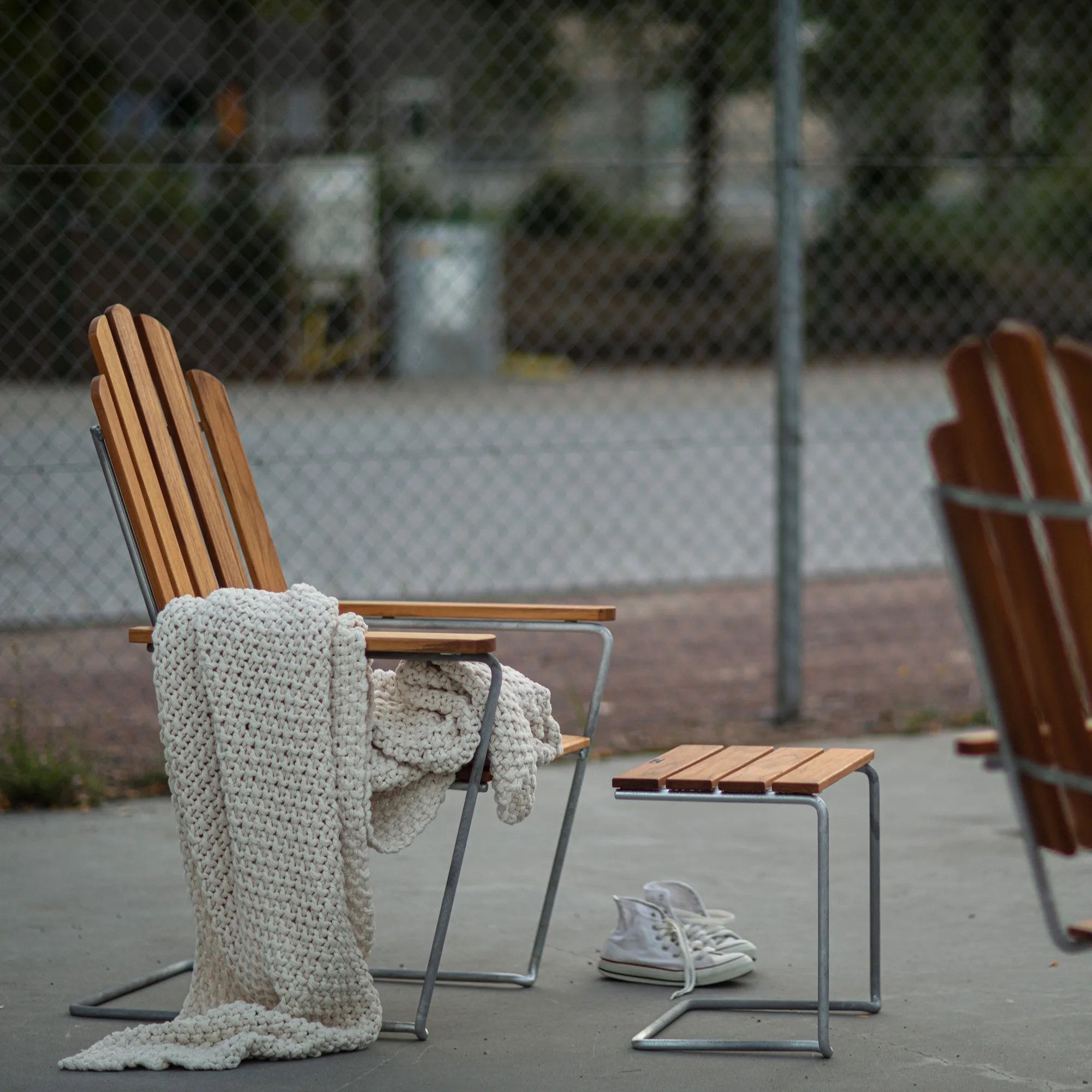 Classic series lounge group with A3 sun lounger & A3 stool