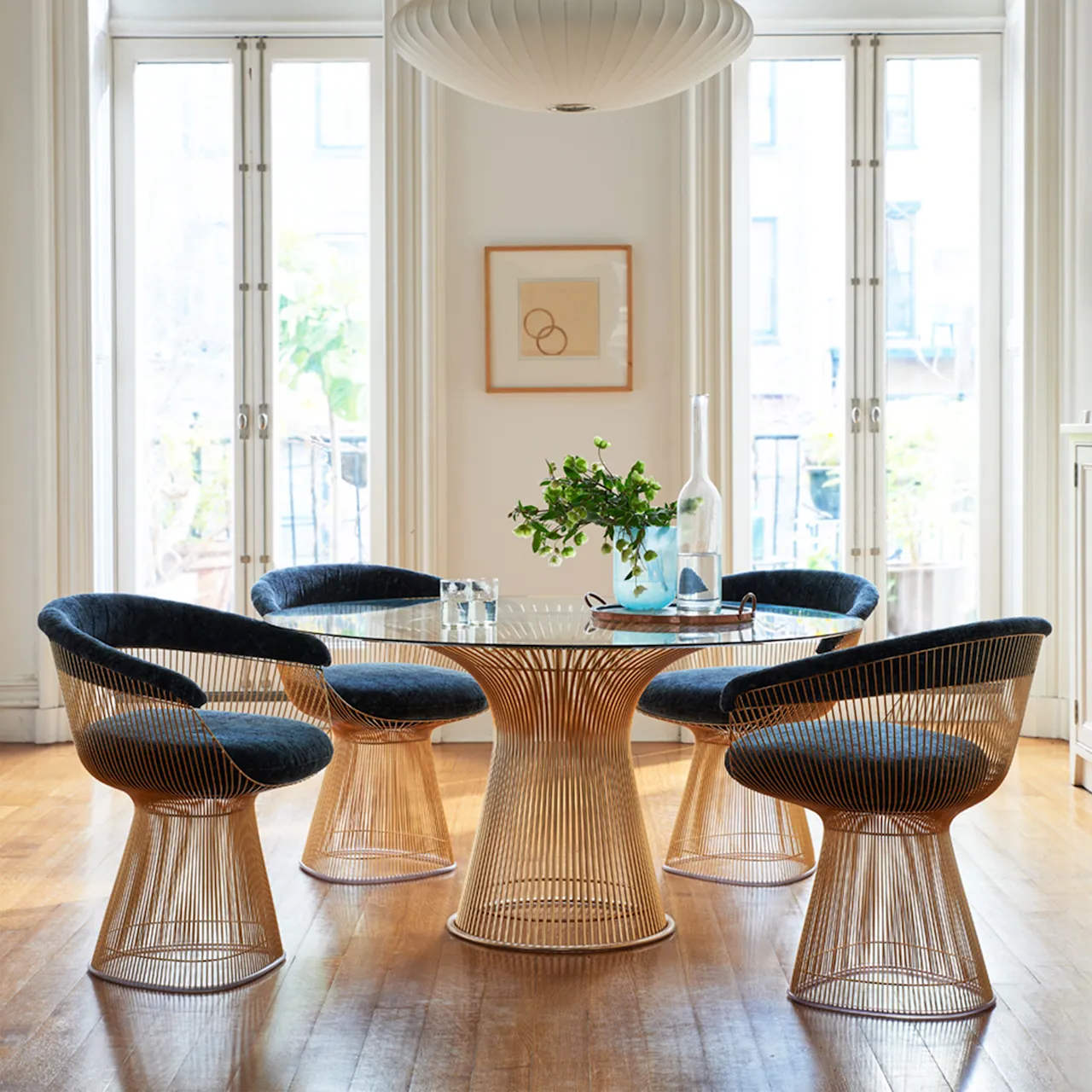 Platner Dining Table 18k Gold