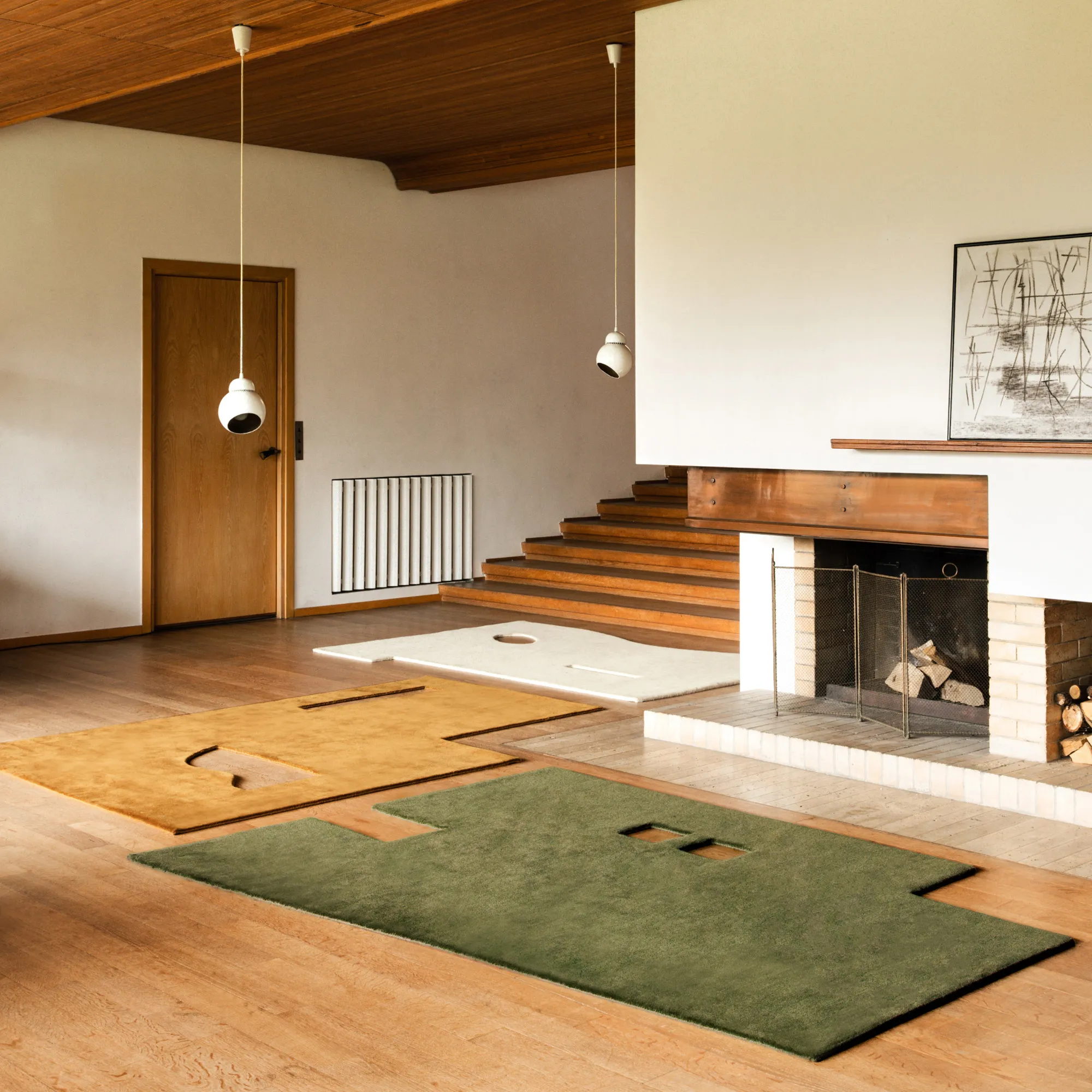 Garance Moss Wool Rug - 6