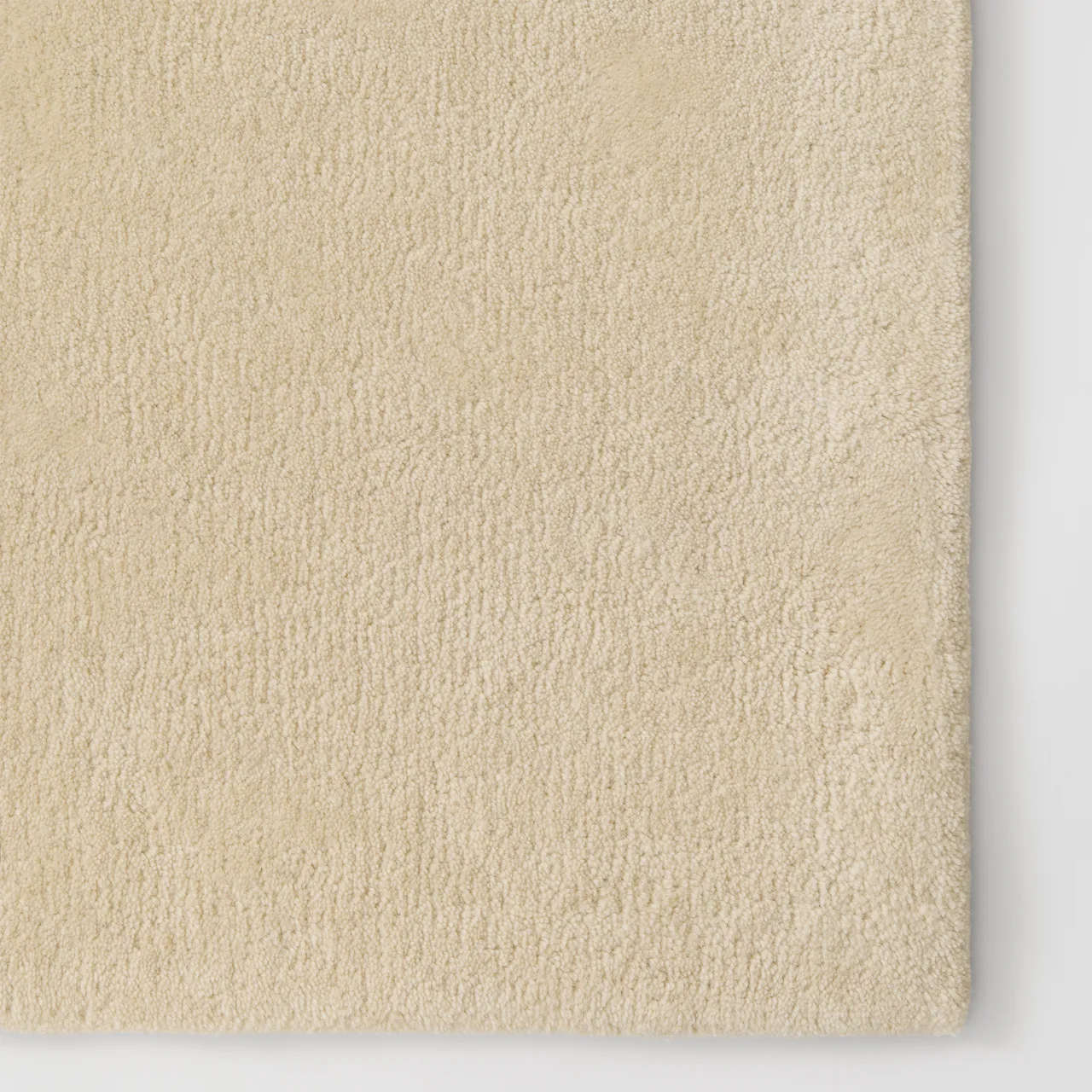 Origin Solid White Wool Rug